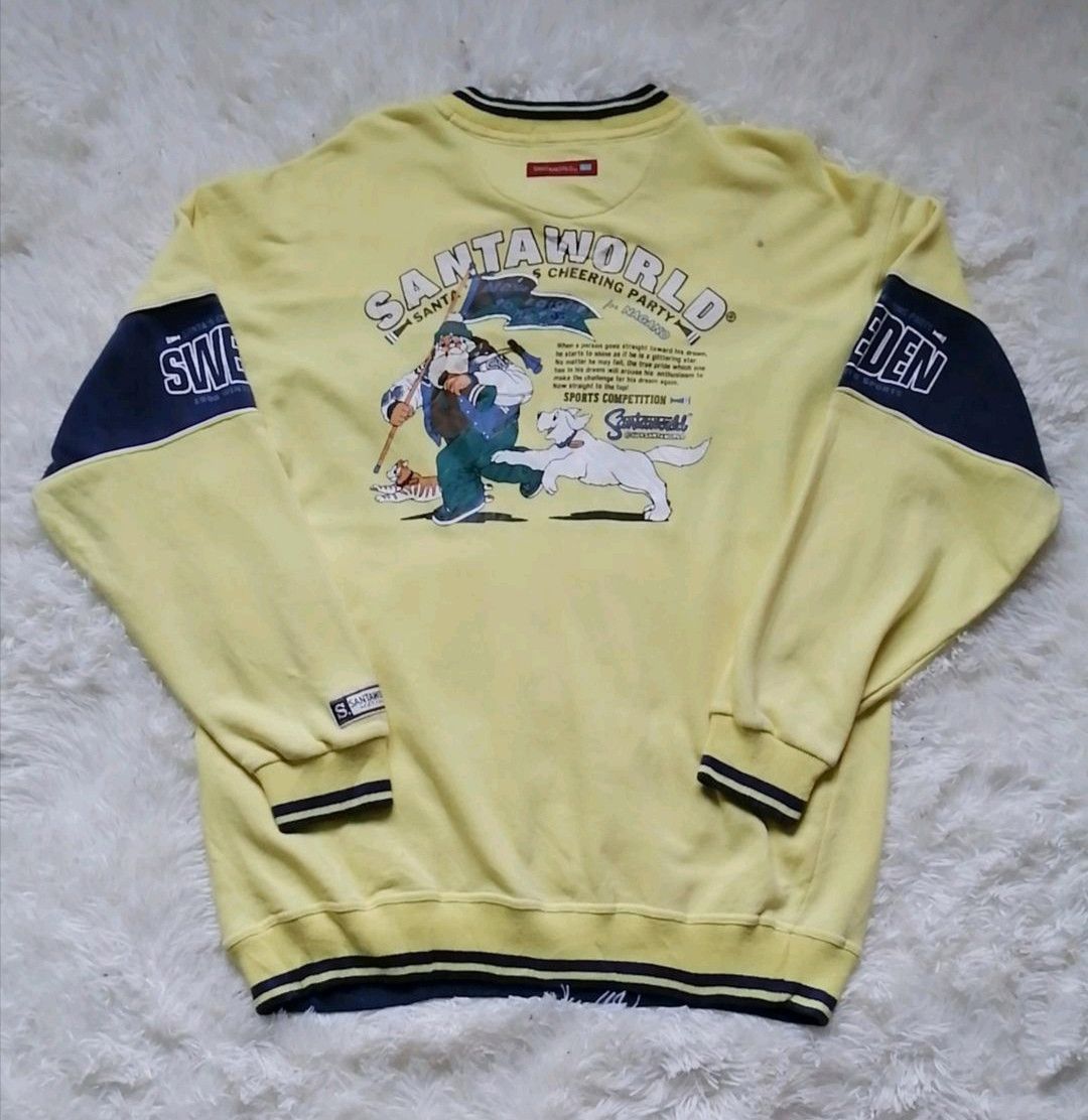 Vintage Santa World Cheering 1996 Winter Sweatshirt