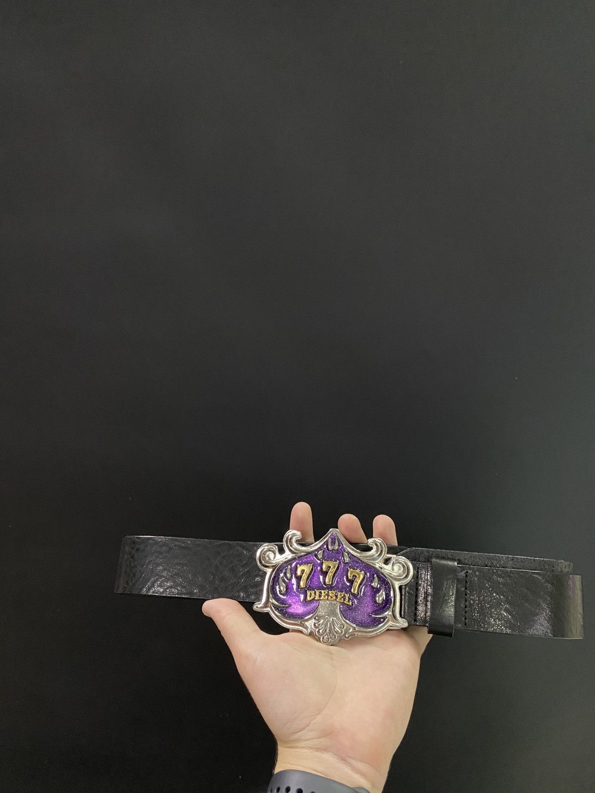 Diesel Diesel 777 belt vintage leather Size ONE SIZE - 3 Thumbnail