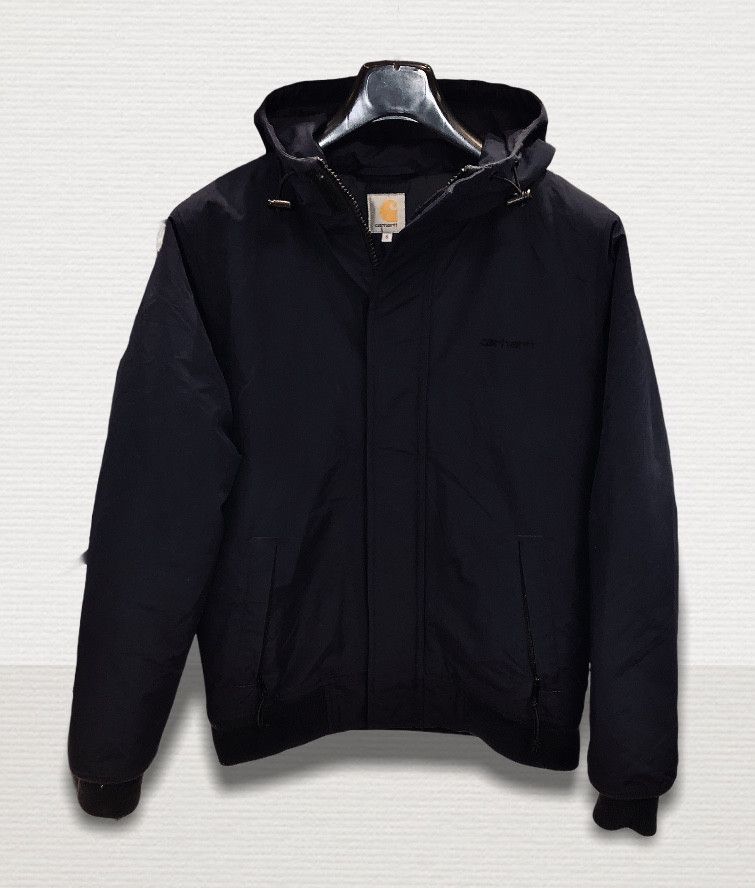 Stussy × Carhartt Jacketブラック パーカー Lサイズ Stüssy Carhartt WIP Collection