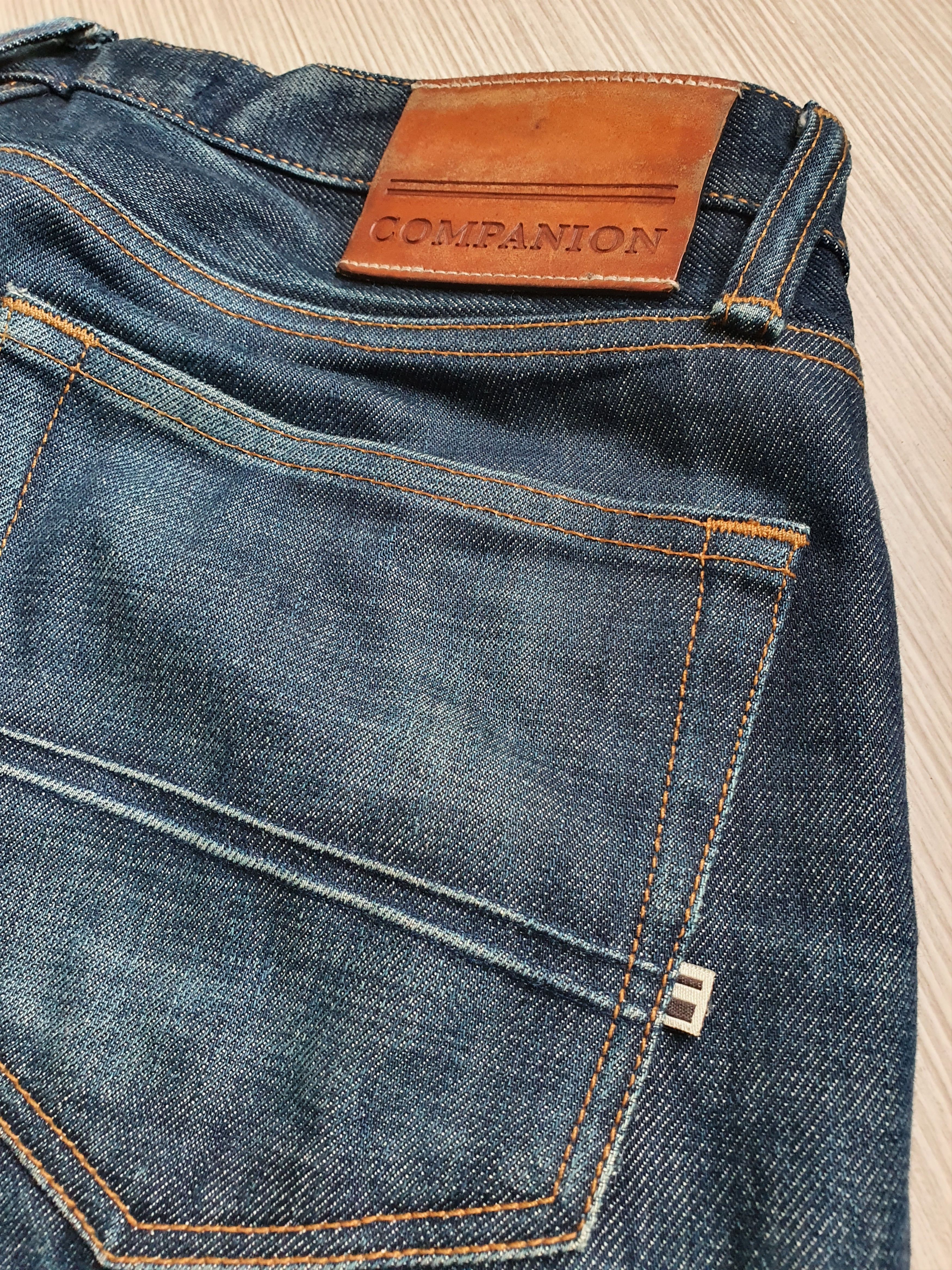 Companion denim slim greencast