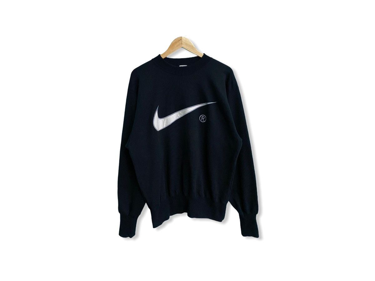 Nike × Vintage VINTAGE NIKE 90s BIG LOGO SWEATSHIRT Size US XL / EU 56 / 4 - 1 Thumbnail