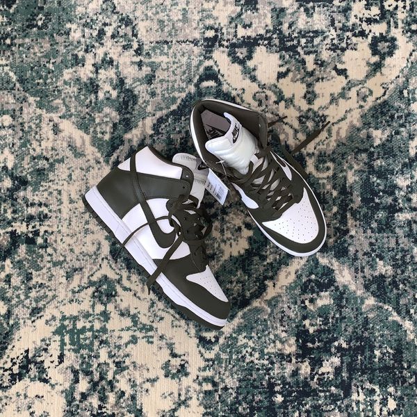 Nike SAMPLE Nike Dunk High Retro Cargo Khaki | Grailed