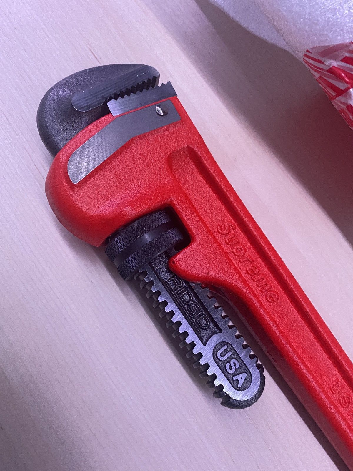 Supreme Supreme®/Ridgid® Pipe Wrench Red FW2020 | Grailed