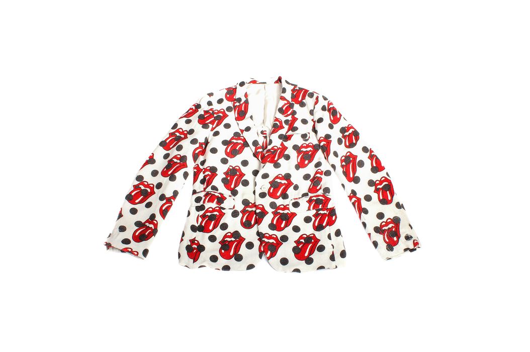 comme des garcons rolling stones blazer