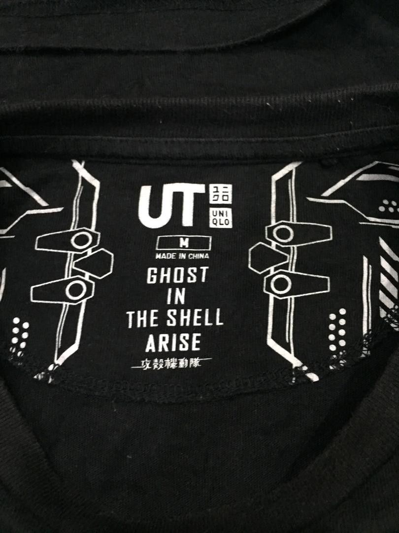 Anime × Japanese Brand × Uniqlo UNIQLO x GHOST IN THE SHELL Anime T Shirts Size US M / EU 48-50 / 2 - 2 Thumbnail