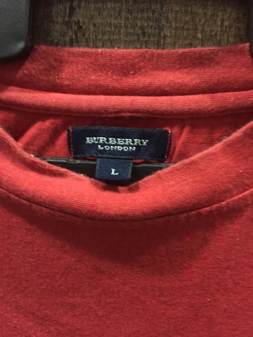 Burberry × Vintage Burberrys Single Pocket T Shirts Size US L / EU 52-54 / 3 - 3 Thumbnail