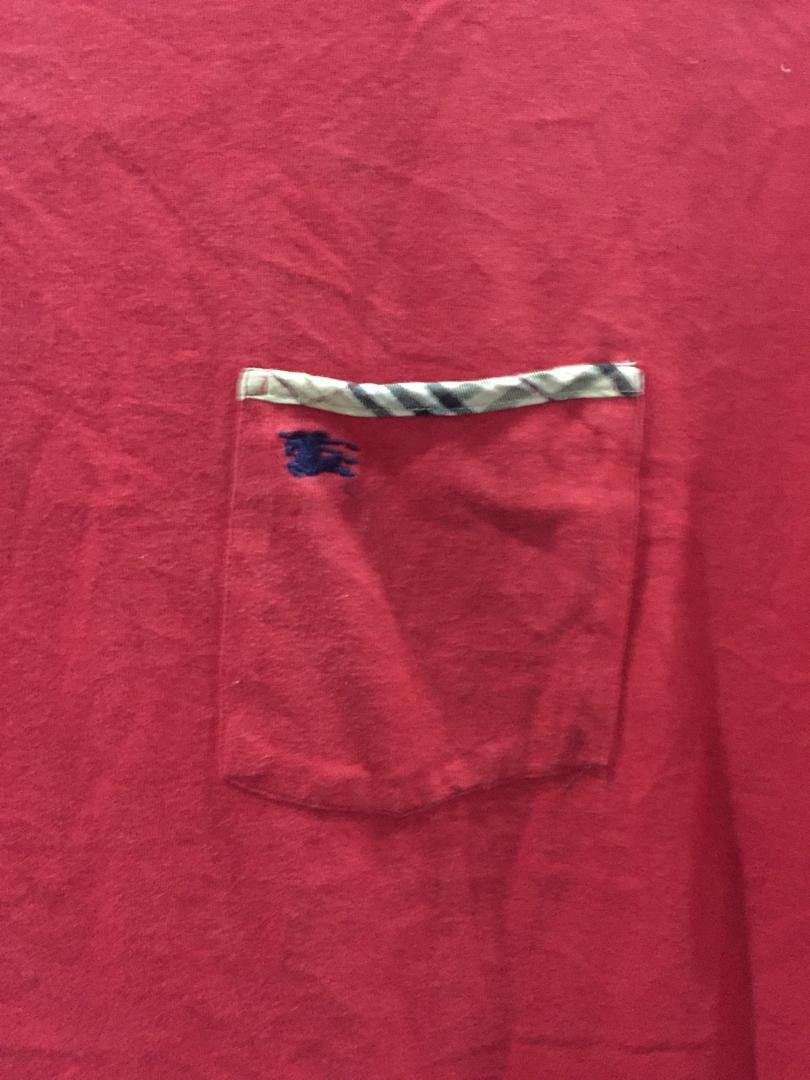 Burberry × Vintage Burberrys Single Pocket T Shirts Size US L / EU 52-54 / 3 - 2 Thumbnail
