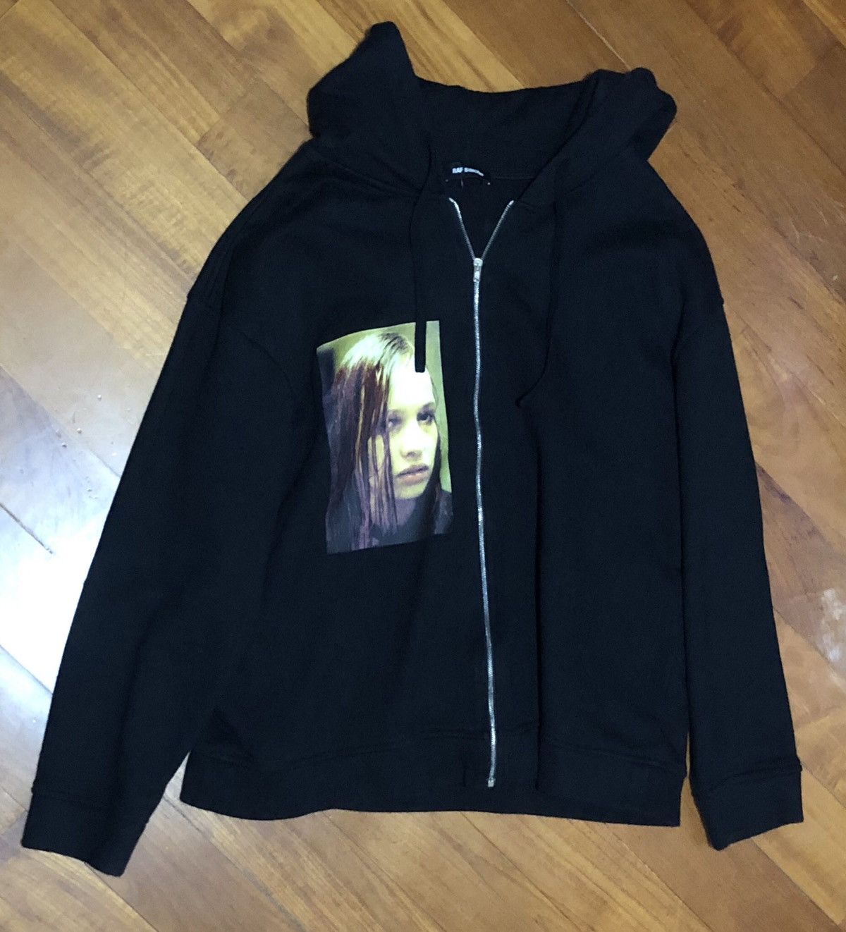 Raf Simons Raf Simons Christiane F Wet Hair Zip Hoodie Grailed