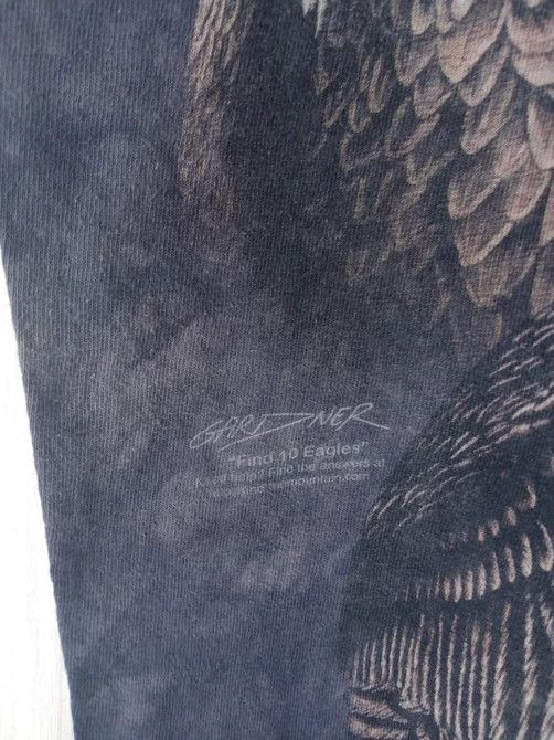 Habitat × Vintage Vintage Eagle Big Logo Tie Dye Overprint Sleeveless Tshirt Size US XL / EU 56 / 4 - 3 Thumbnail