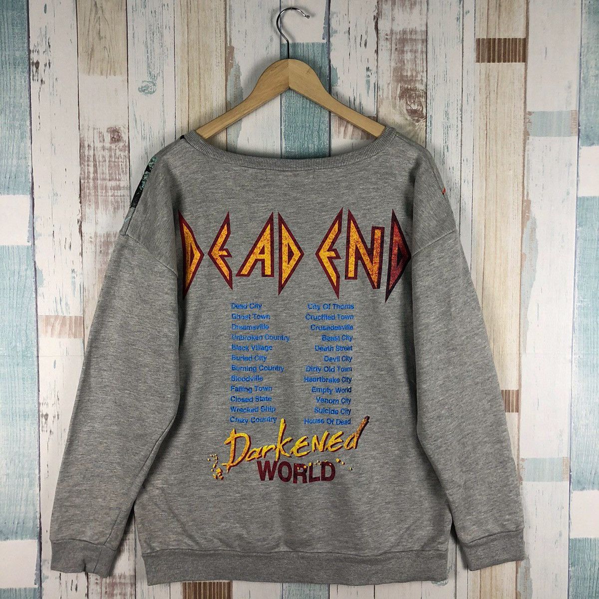 Vintage Vintage Dead End Sweatshirt Nice Design Size US L / EU 52-54 / 3 - 2 Thumbnail