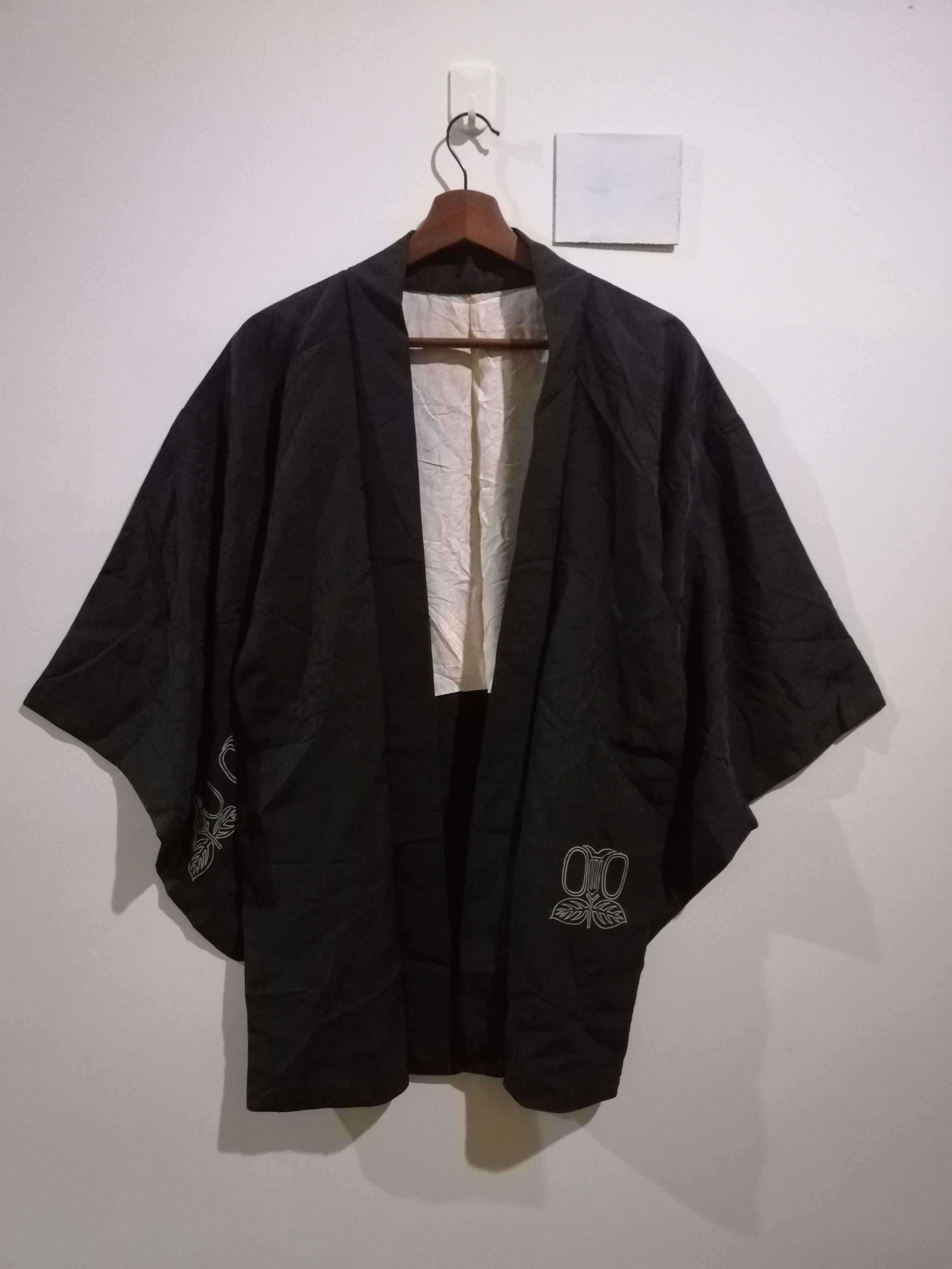 Japanese Brand Vintage kimono noragi haori hanten jinbei cardigan jacket K1 Size US L / EU 52-54 / 3 - 1 Thumbnail
