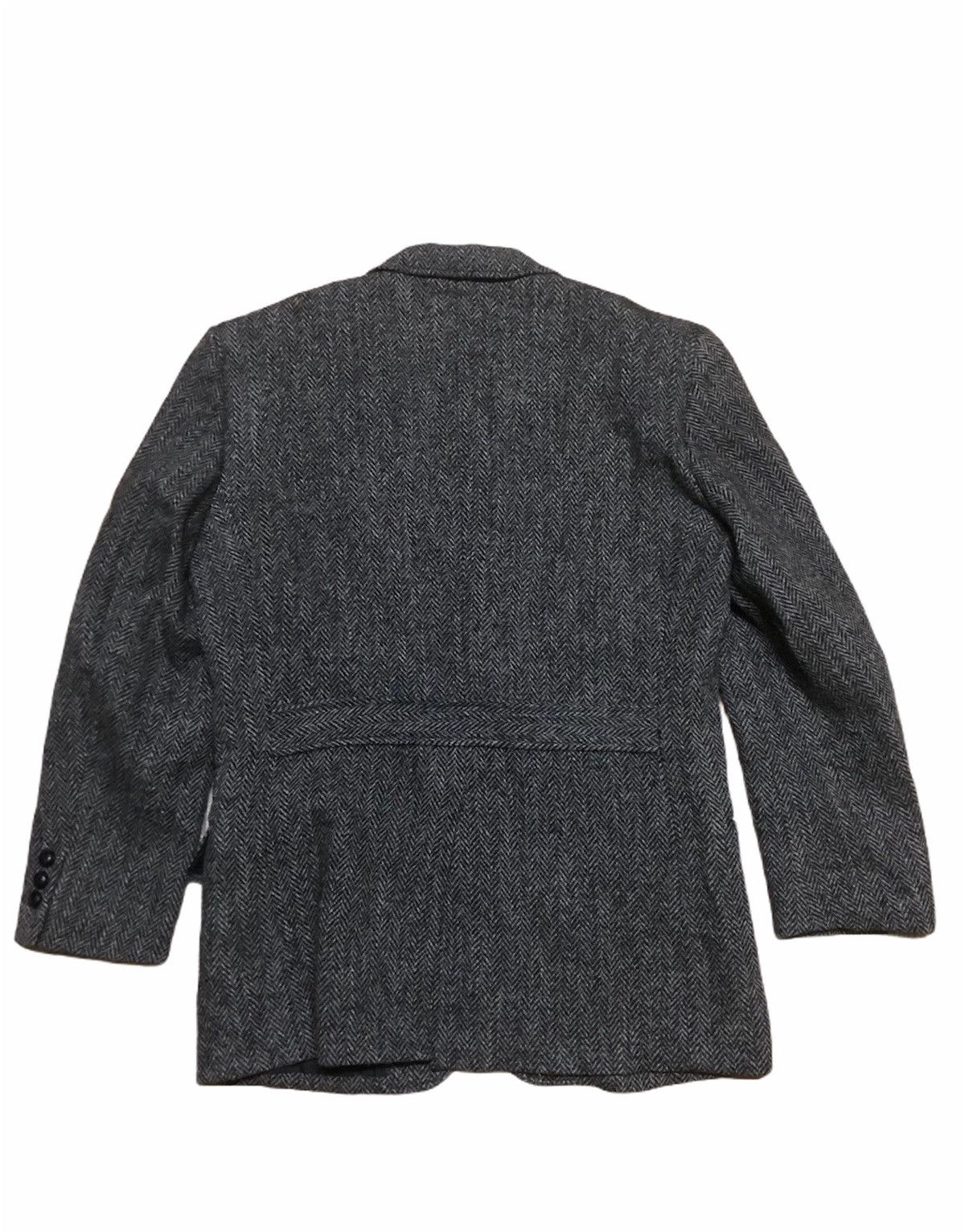 Harris Tweed Nice Houndstooth Coat Harris Tweed Medium Size 38S - 3 Thumbnail