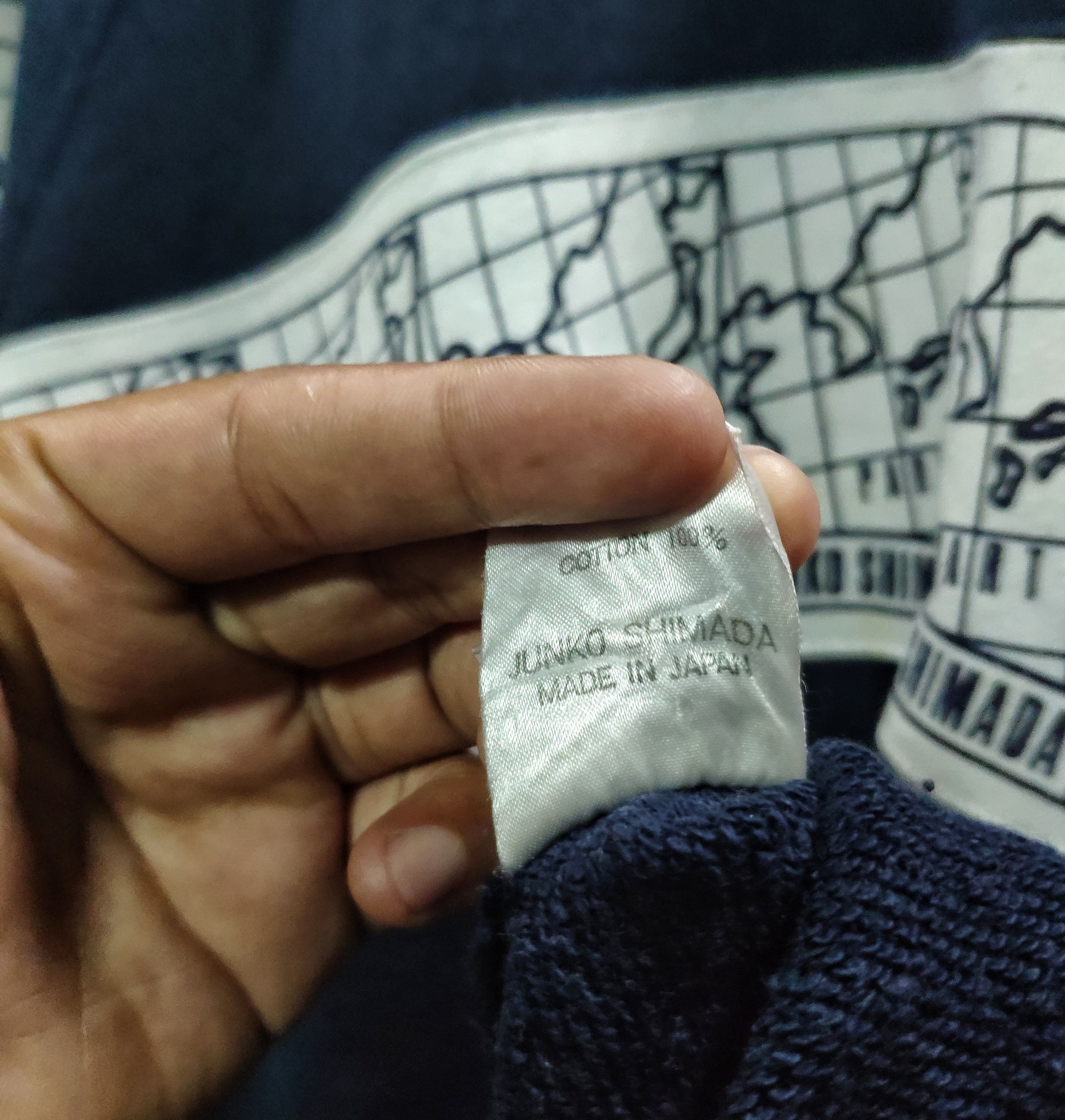 Japanese Brand × Junko Shimada × Vintage Junko Shimada Part 2 Map Sweatshirt Crewneck Size US M / EU 48-50 / 2 - 8 Thumbnail