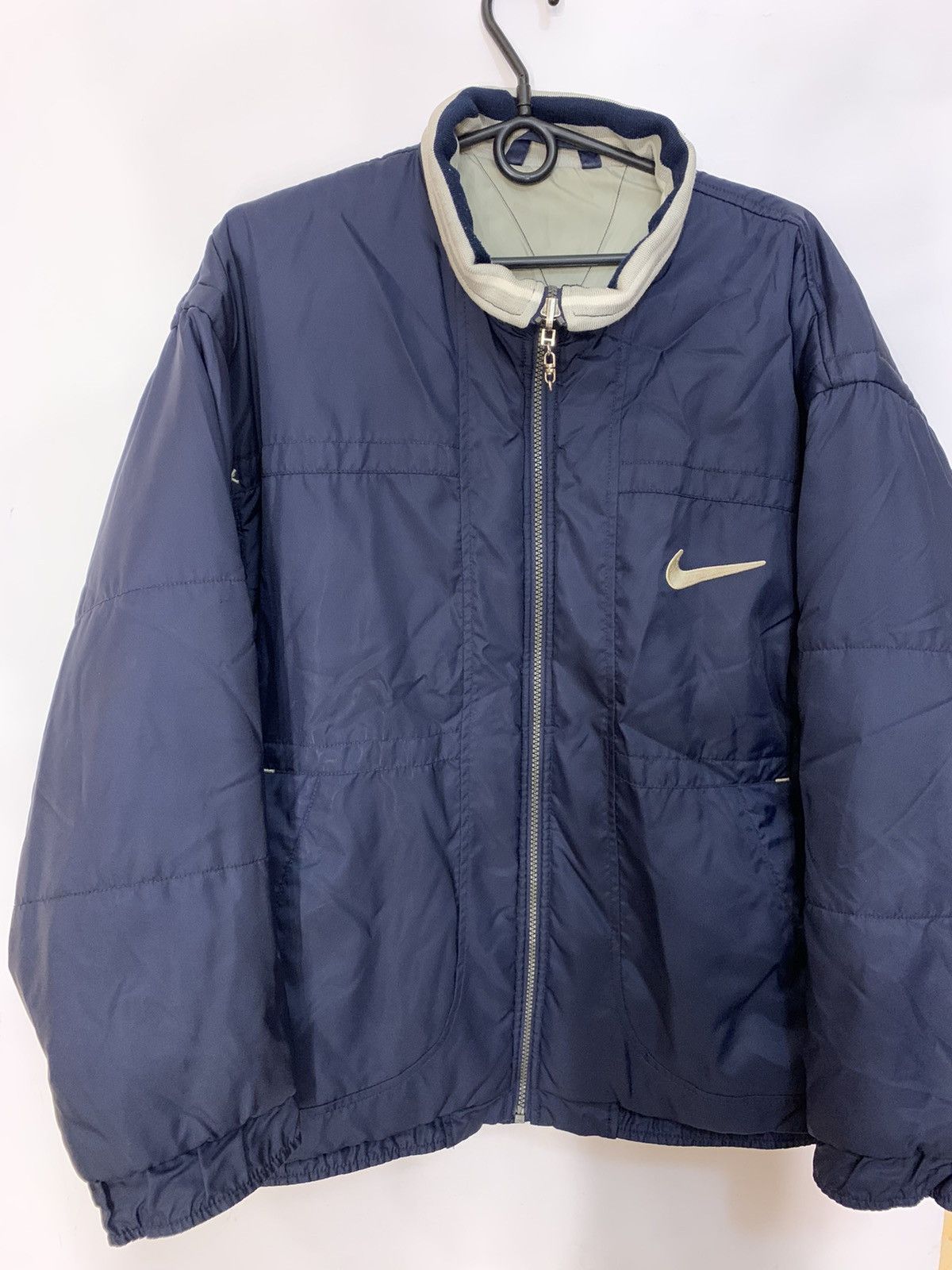 Nike Nike double-sided jacket big swoosh Size US S / EU 44-46 / 1 - 1 Thumbnail