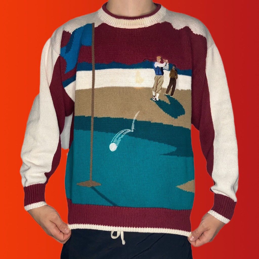 Vintage top Golf Sweater