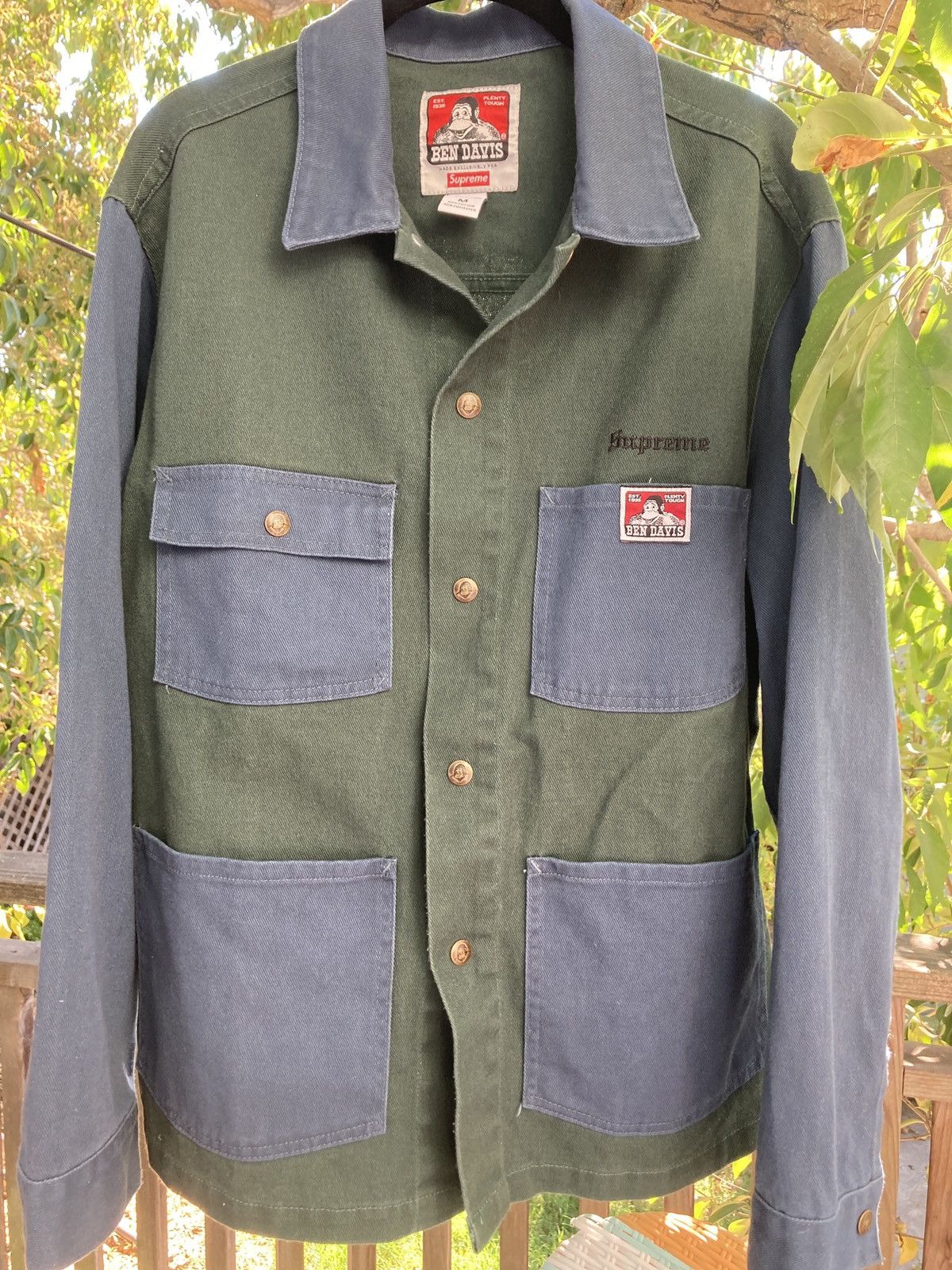 Supreme Supreme Ben Davis long sleeve work shirt/jacket | Grailed