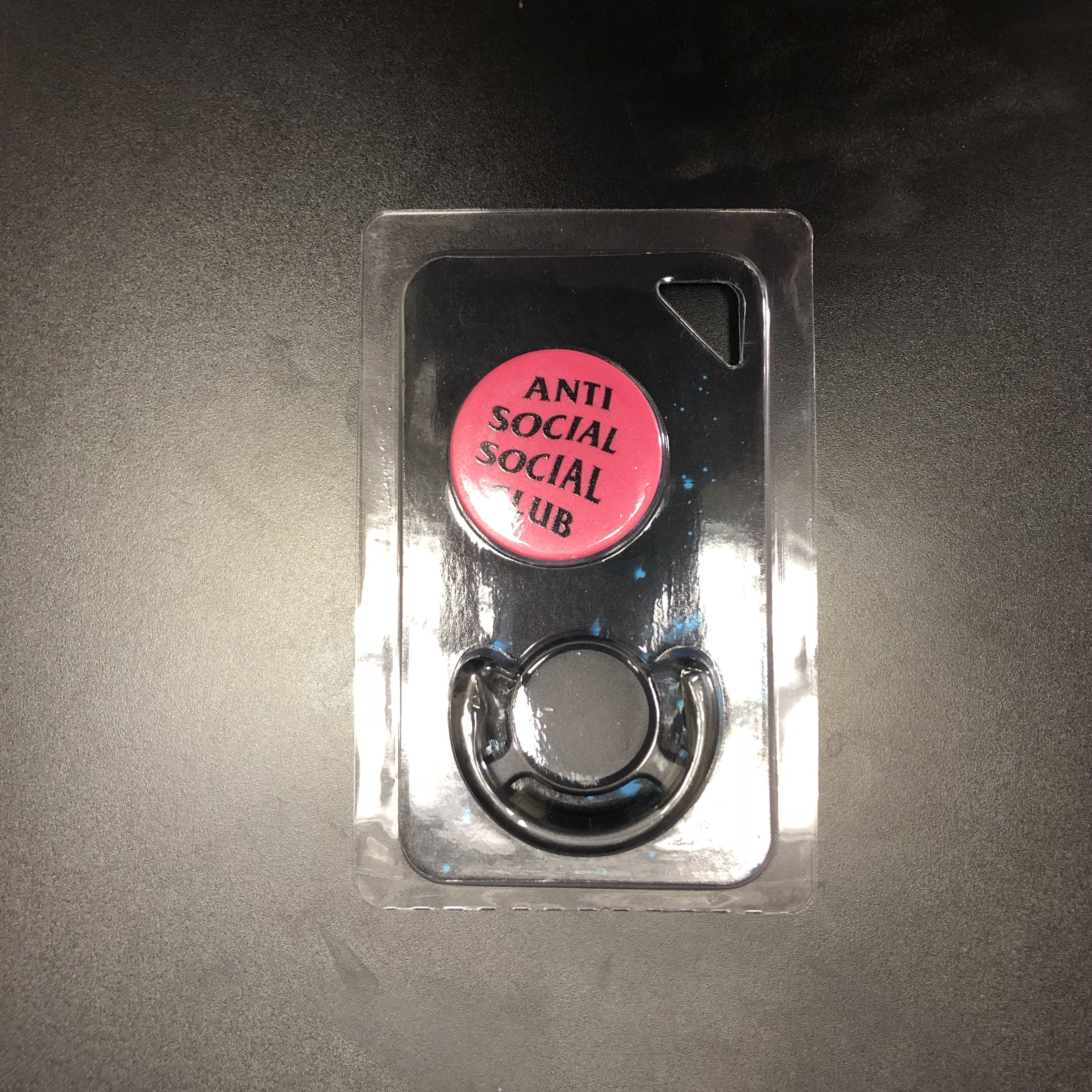 Anti Social Social Club DS Black ASSC Hold My Phone Pink Cell Holder BAPE KITH KAWS Size ONE SIZE - 1 Thumbnail