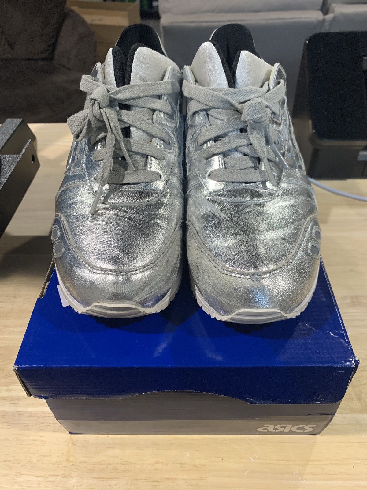 Asics gel lyte 4 mens silver clearance