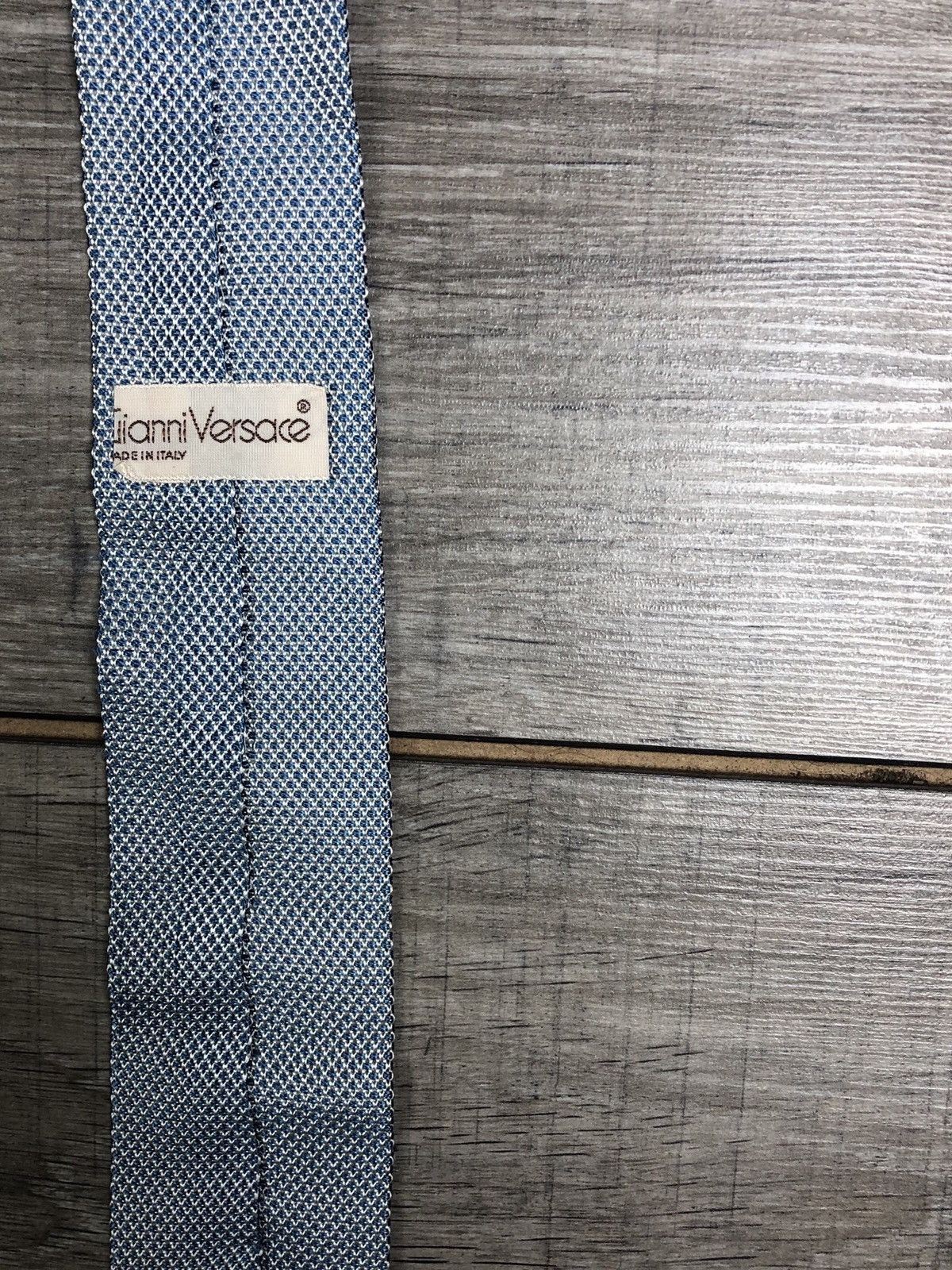 Versace × Vintage Vintage 80s Versace Square Silk Tie Rare Adolf Style Size ONE SIZE - 5 Thumbnail