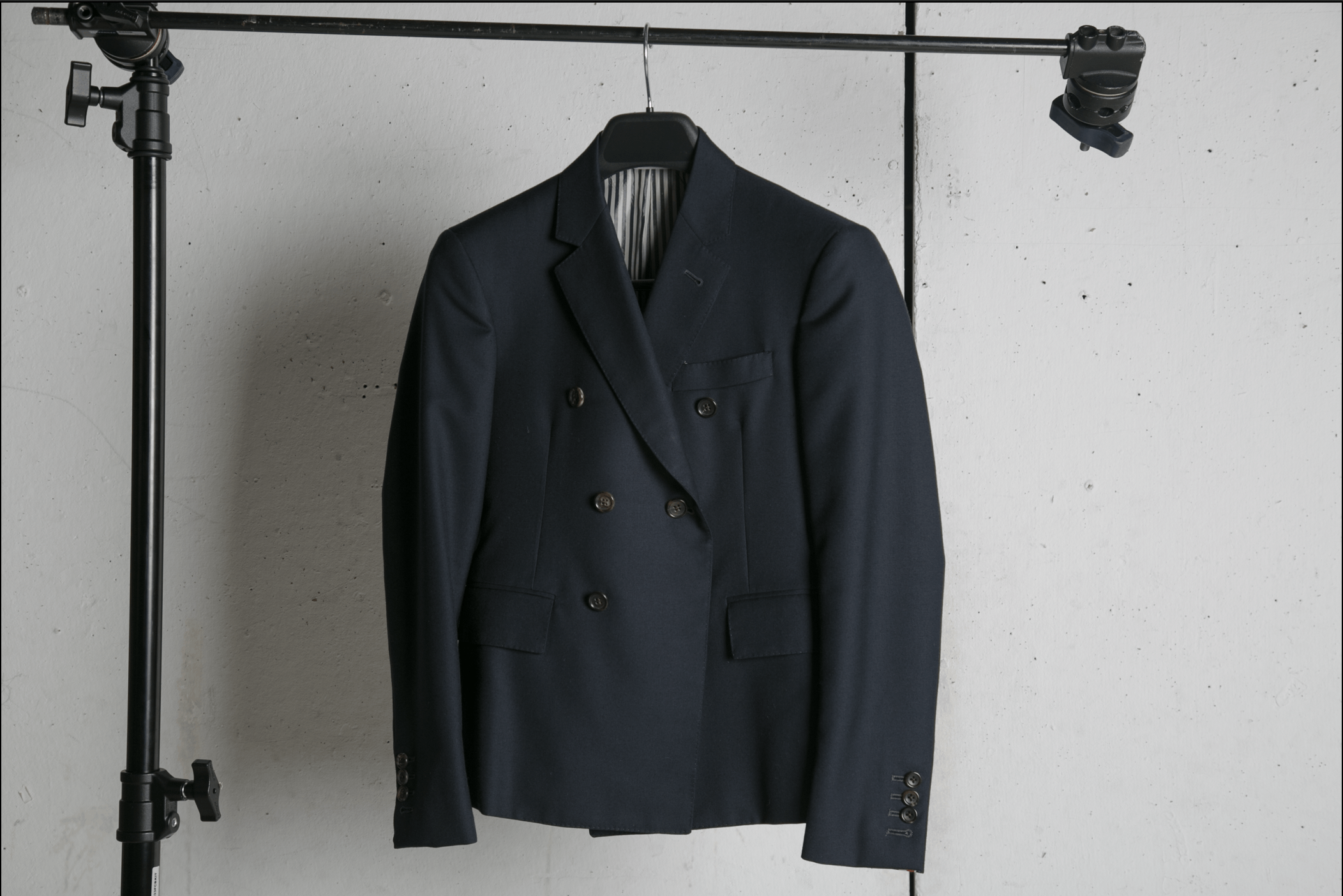 Navy Classic Double-breasted Blazer