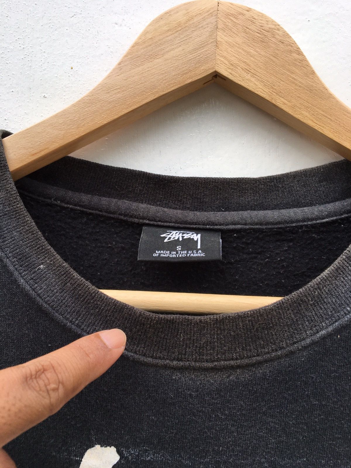 Stussy Stussy BigLogo Paris New York Spellout Sweatshirt Size US S / EU 44-46 / 1 - 12 Thumbnail