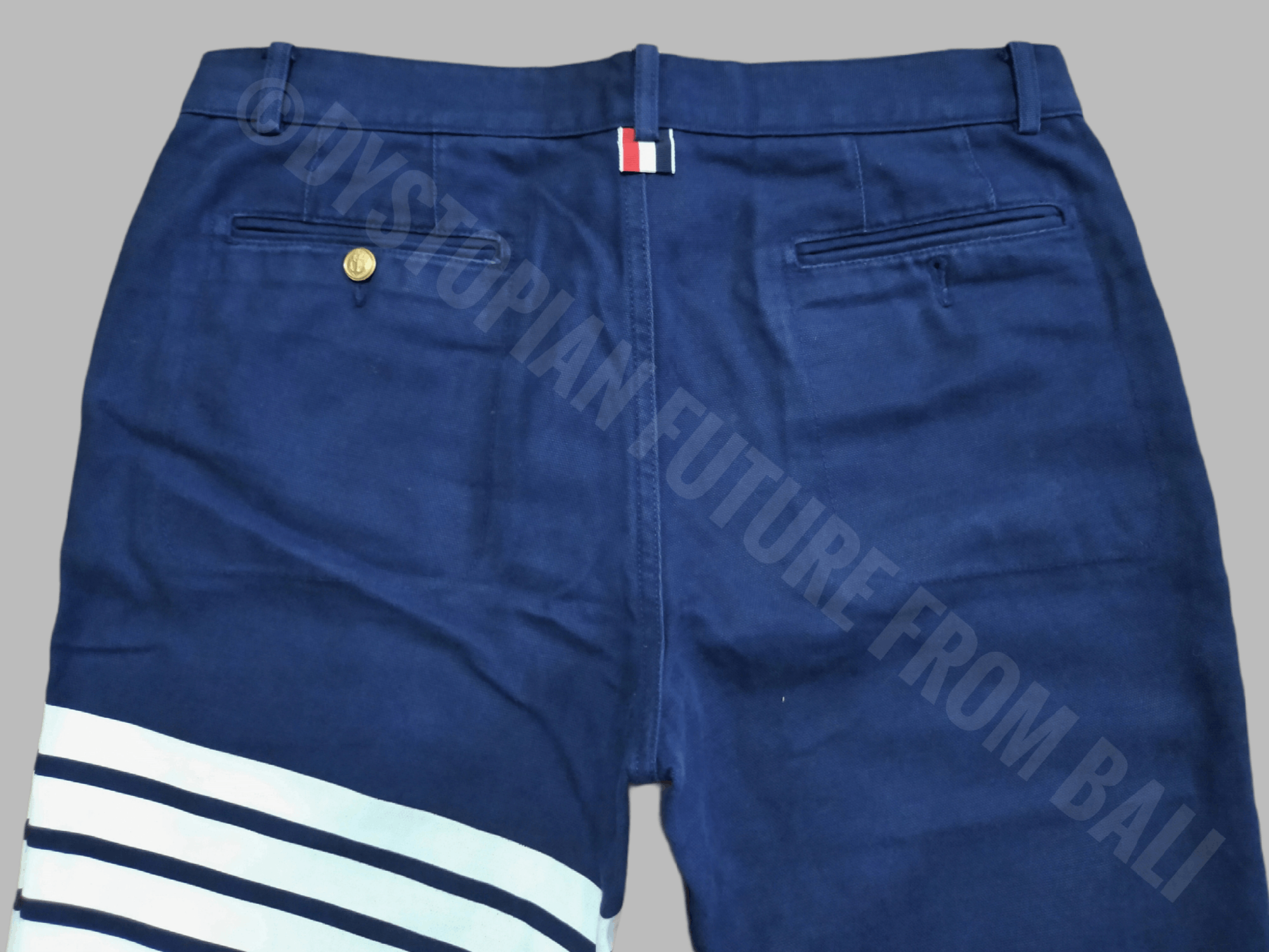 Thom Browne 4 Bar Canvas Trousers Size US 34 / EU 50 - 8 Thumbnail
