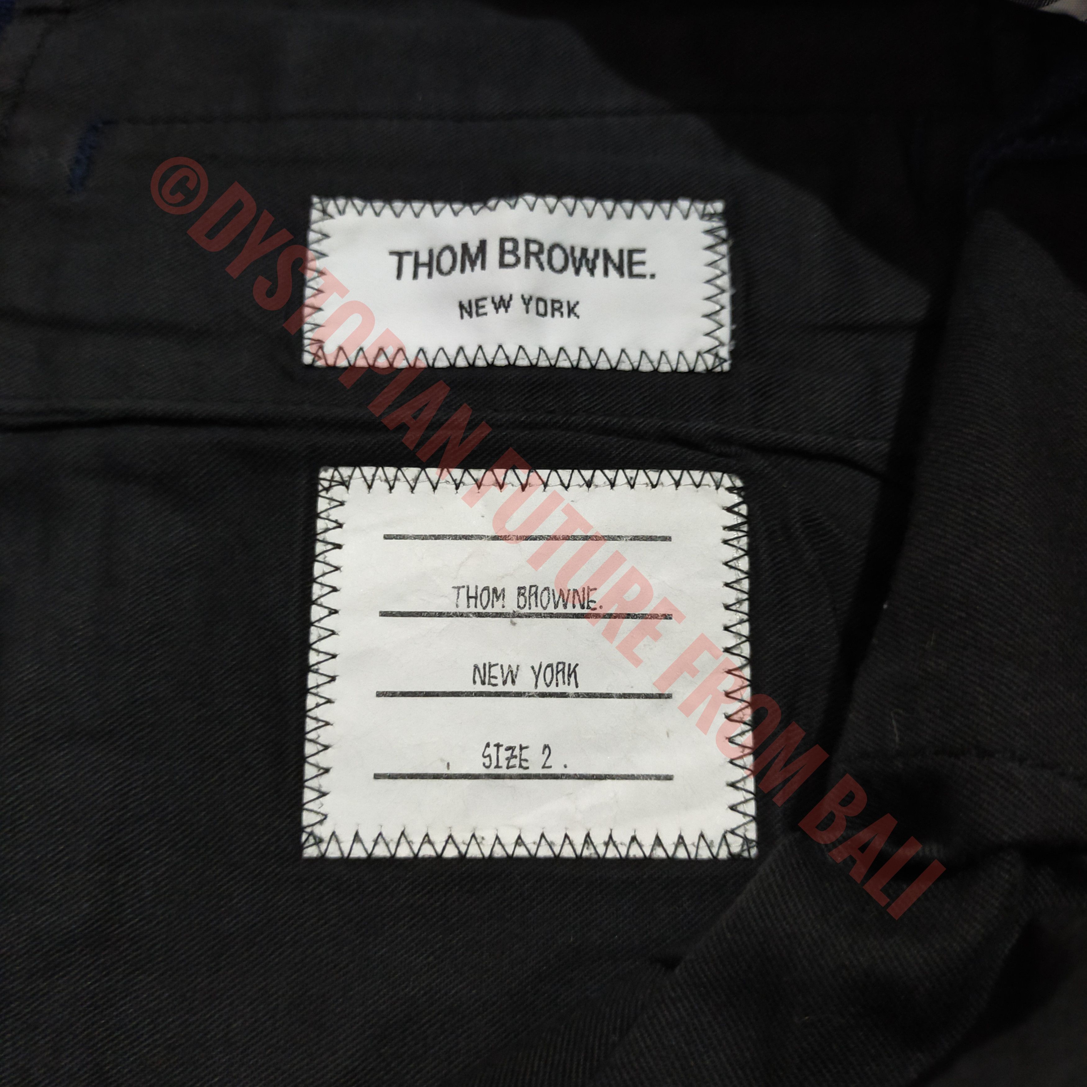 Thom Browne 4 Bar Canvas Trousers Size US 34 / EU 50 - 5 Thumbnail