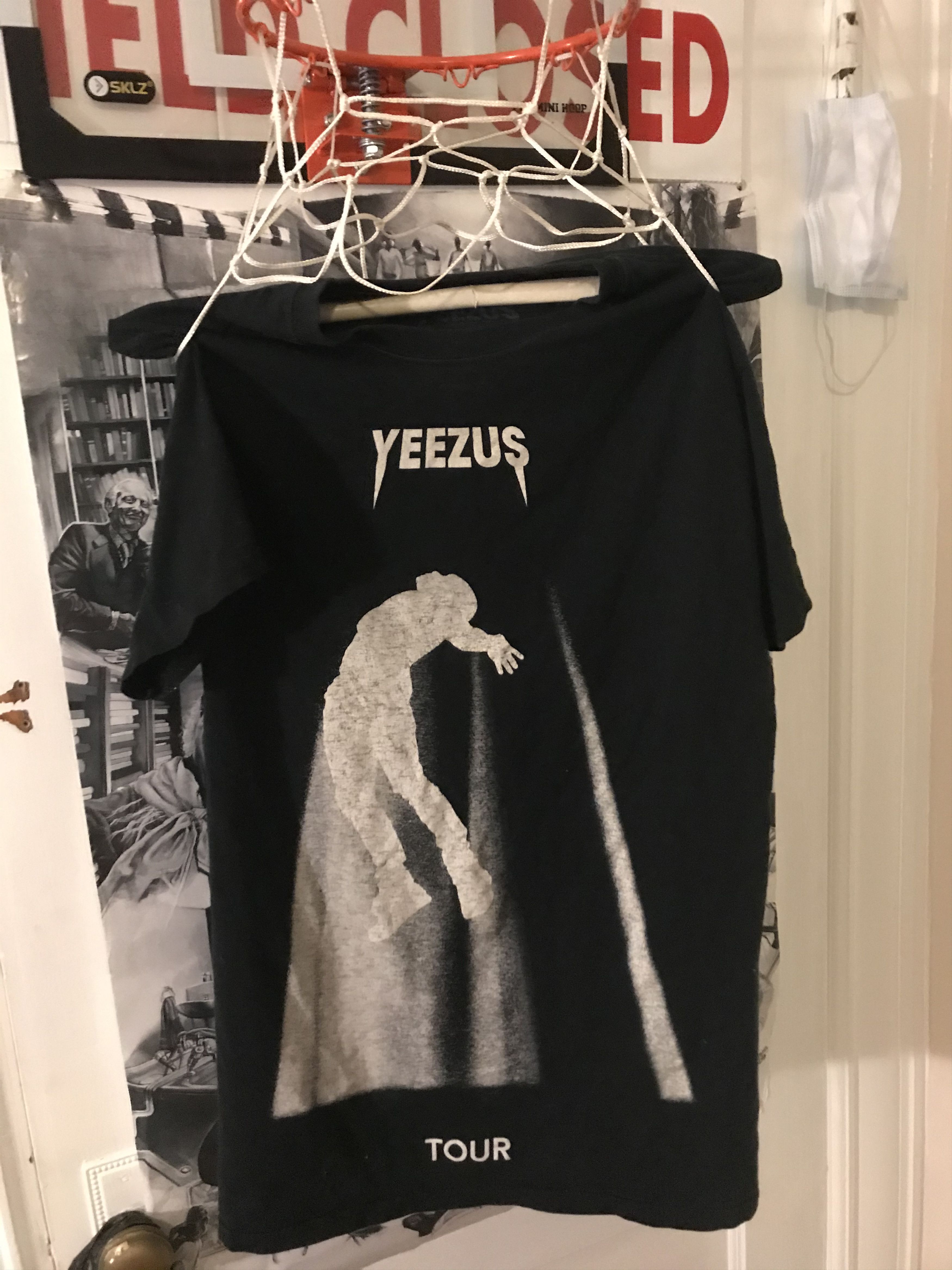 Kanye West Paris Performance Yeezus Hip Hop Rap Tour Merch deals Tee in Black XL