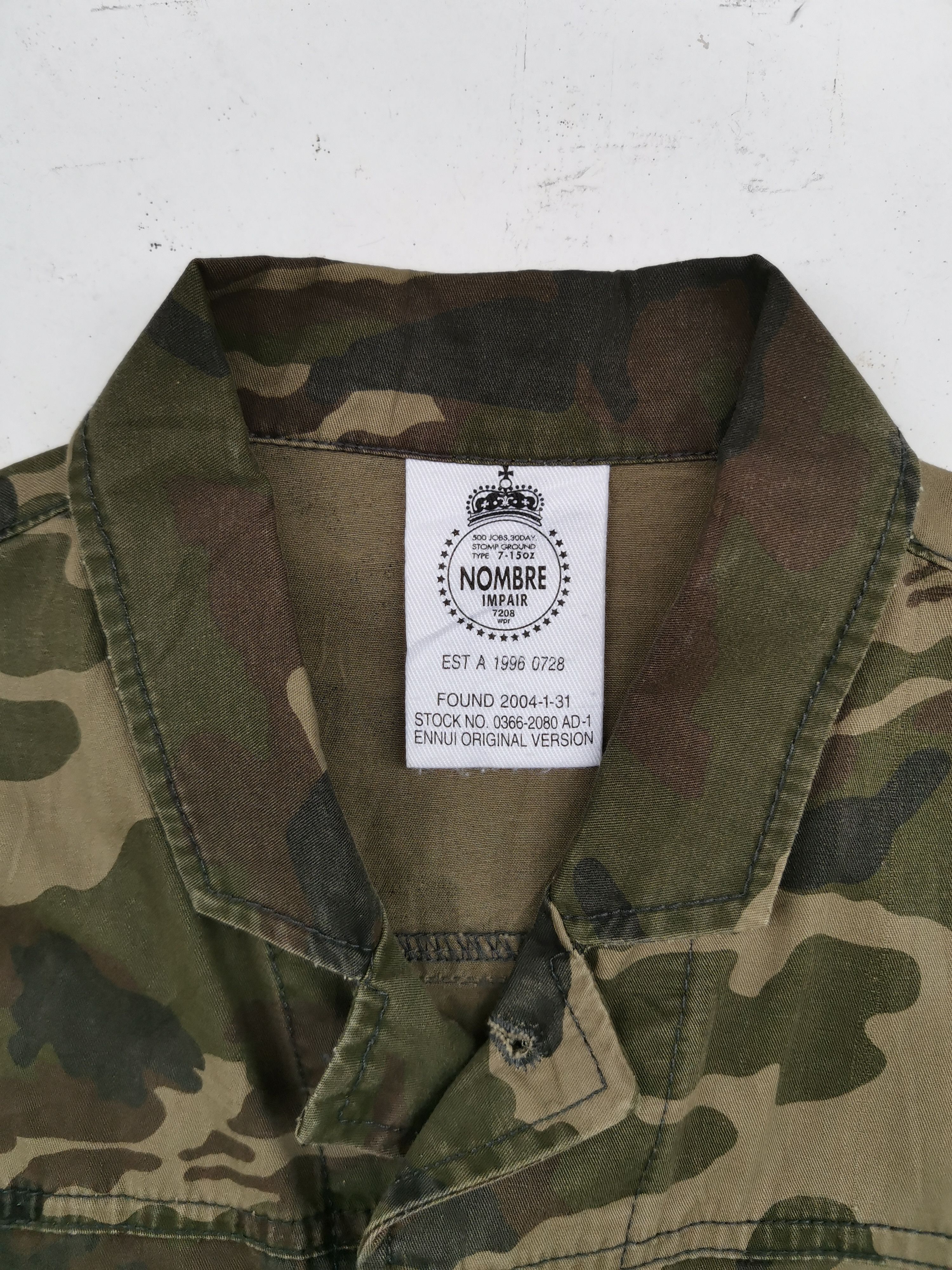 Other Nombre Impair Multipocket Camo Jacket Size US S / EU 44-46 / 1 - 6 Thumbnail