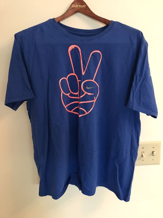 Nike peace hot sale sign shirt