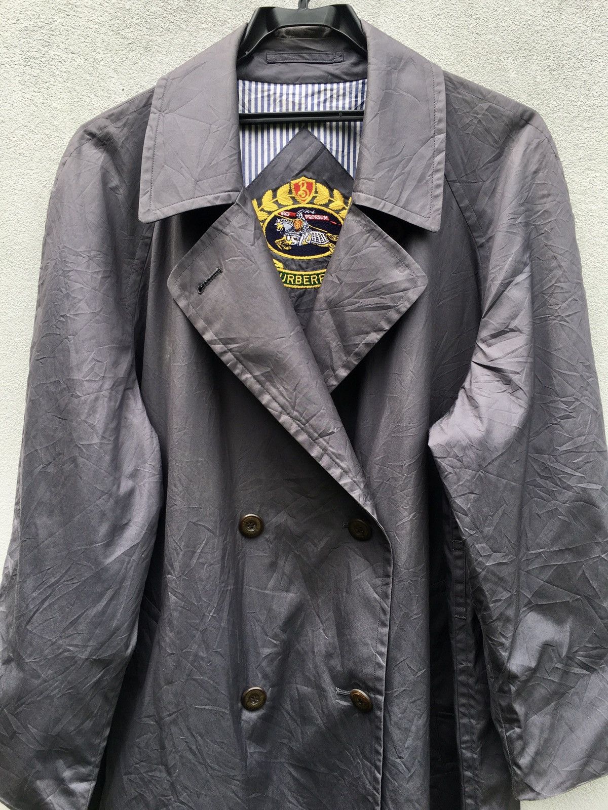 90s【美品】BURBERRY PRORSUM　ジップアップジャケット【704】 NWT BURBERRY PRORSUM $3995 WOMENS RAFFIA RUNWAY TRENCH JACKET COAT