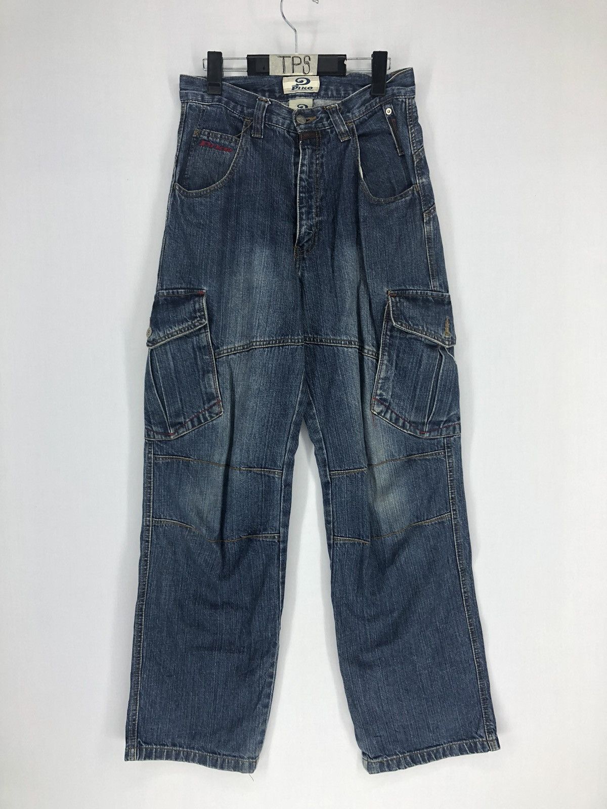 Japanese Brand PIKO jeans cargopant long board [PIKO] at back side Size US 28 / EU 44 - 1 Thumbnail