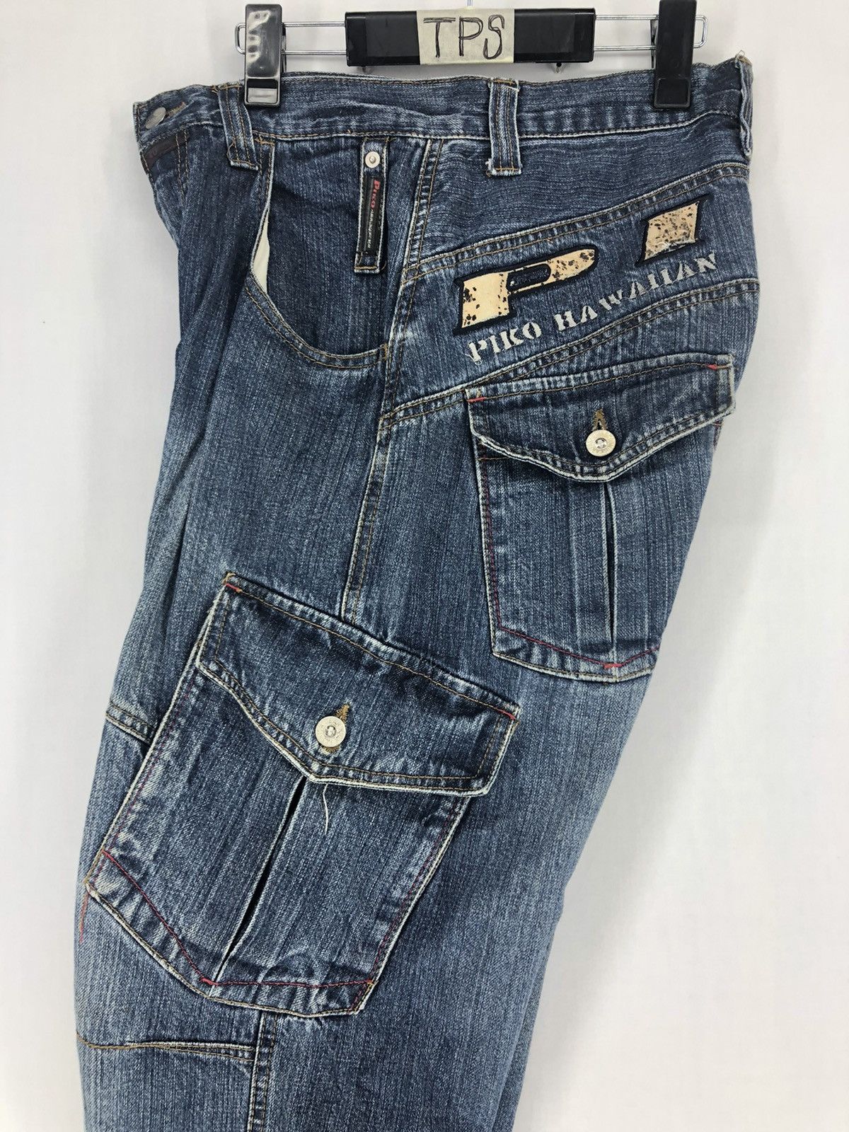 Japanese Brand PIKO jeans cargopant long board [PIKO] at back side Size US 28 / EU 44 - 5 Thumbnail