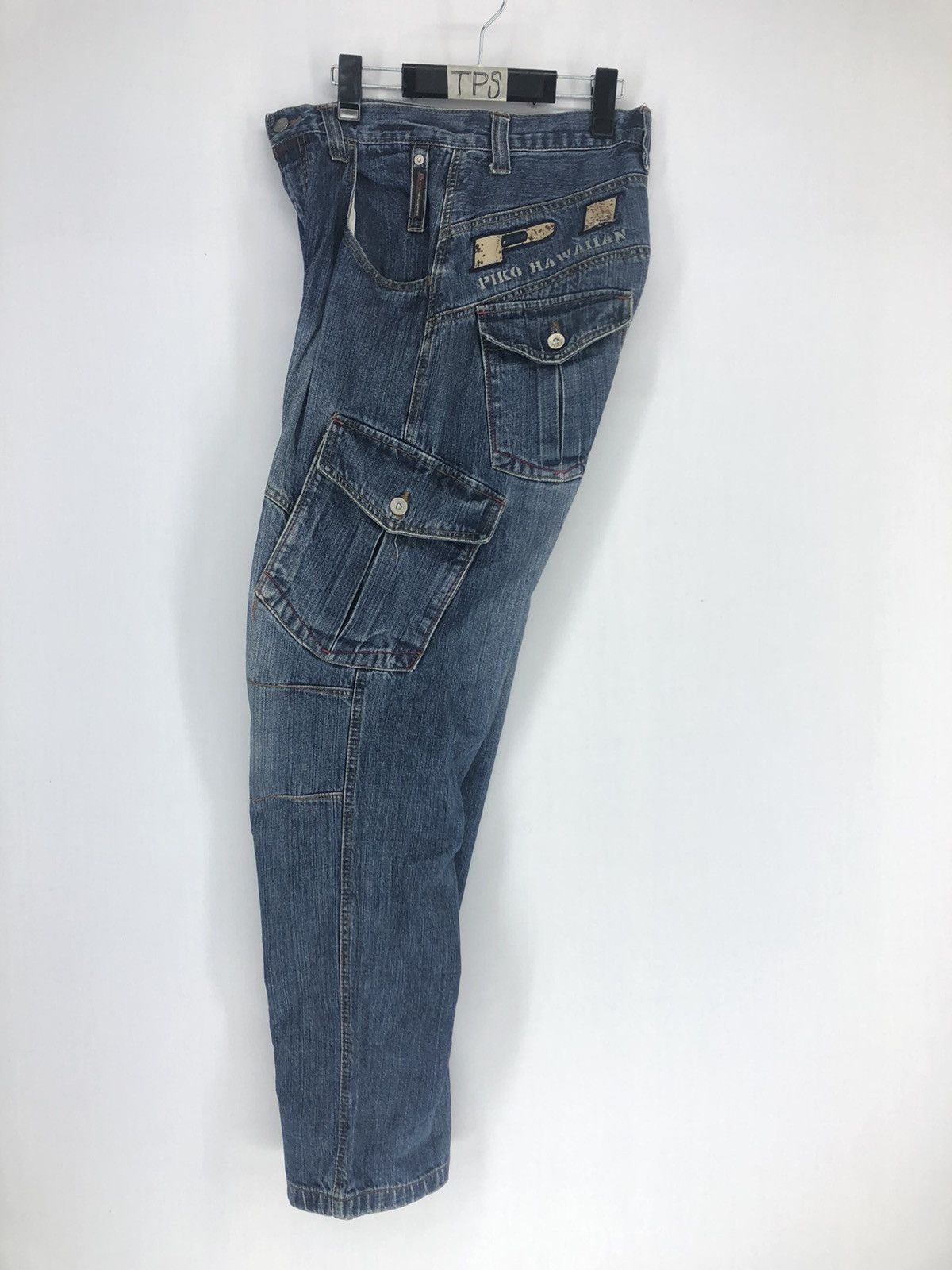 Japanese Brand PIKO jeans cargopant long board [PIKO] at back side Size US 28 / EU 44 - 3 Thumbnail