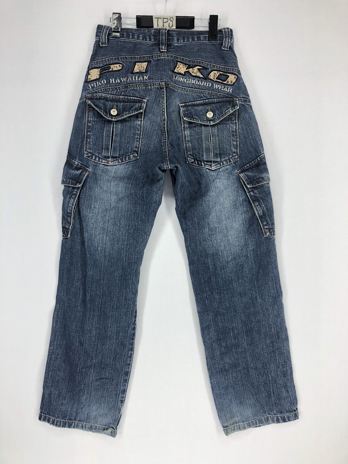 Japanese Brand PIKO jeans cargopant long board [PIKO] at back side Size US 28 / EU 44 - 2 Thumbnail