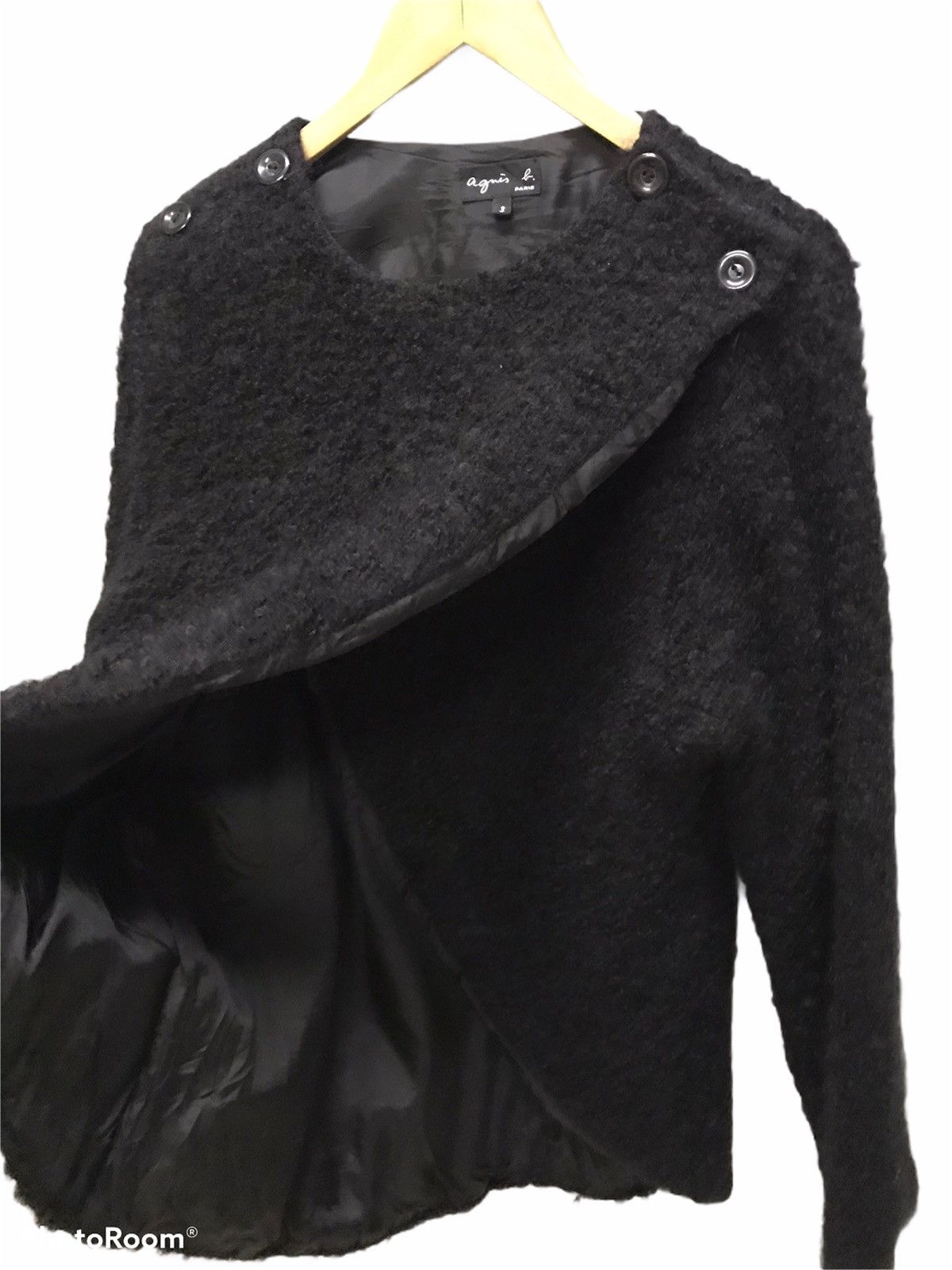 agnes b. Agnes B cross button sweater jacket Size US L / EU 52-54 / 3 - 5 Thumbnail