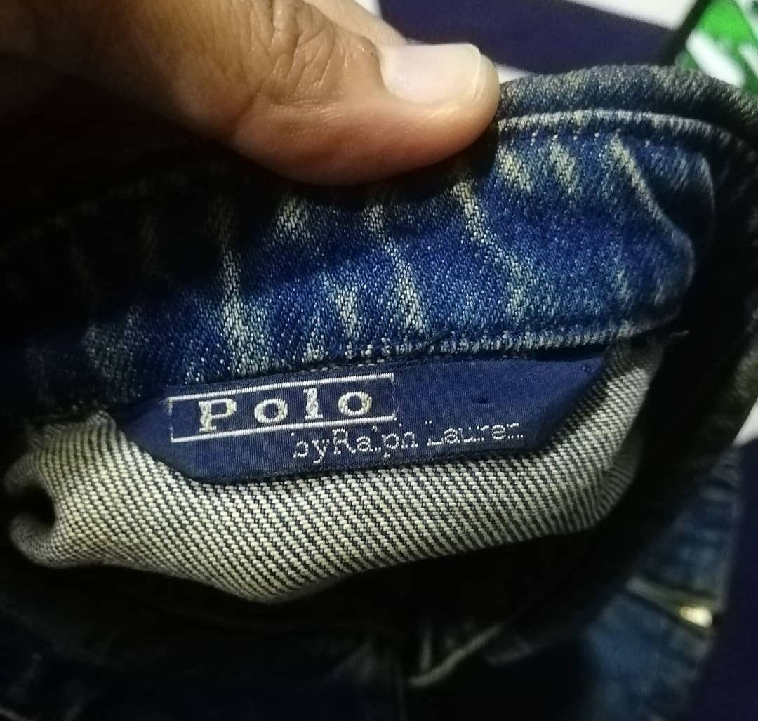Polo Ralph Lauren × Ralph Lauren × Vintage Vintage Polo Ralph Lauren Denim Zip Jacket Jean Size US M / EU 48-50 / 2 - 9 Thumbnail