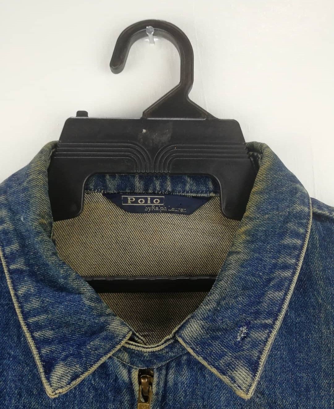Polo Ralph Lauren × Ralph Lauren × Vintage Vintage Polo Ralph Lauren Denim Zip Jacket Jean Size US M / EU 48-50 / 2 - 6 Thumbnail