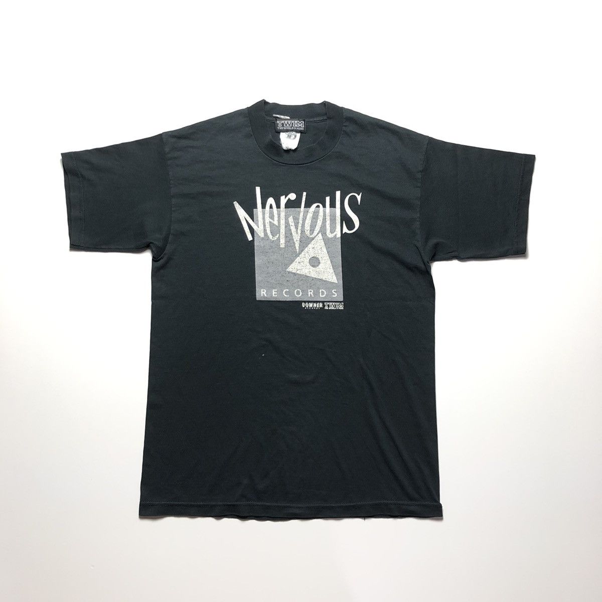 Rap Tees × Vintage Vintage Nervous Records T-shirt Size US M / EU 48-50 / 2 - 1 Thumbnail