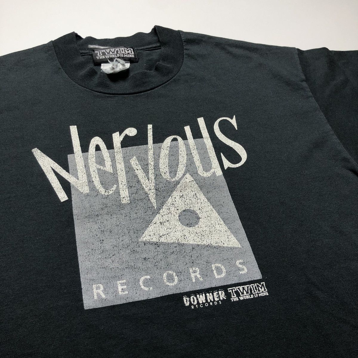 Rap Tees × Vintage Vintage Nervous Records T-shirt Size US M / EU 48-50 / 2 - 3 Thumbnail