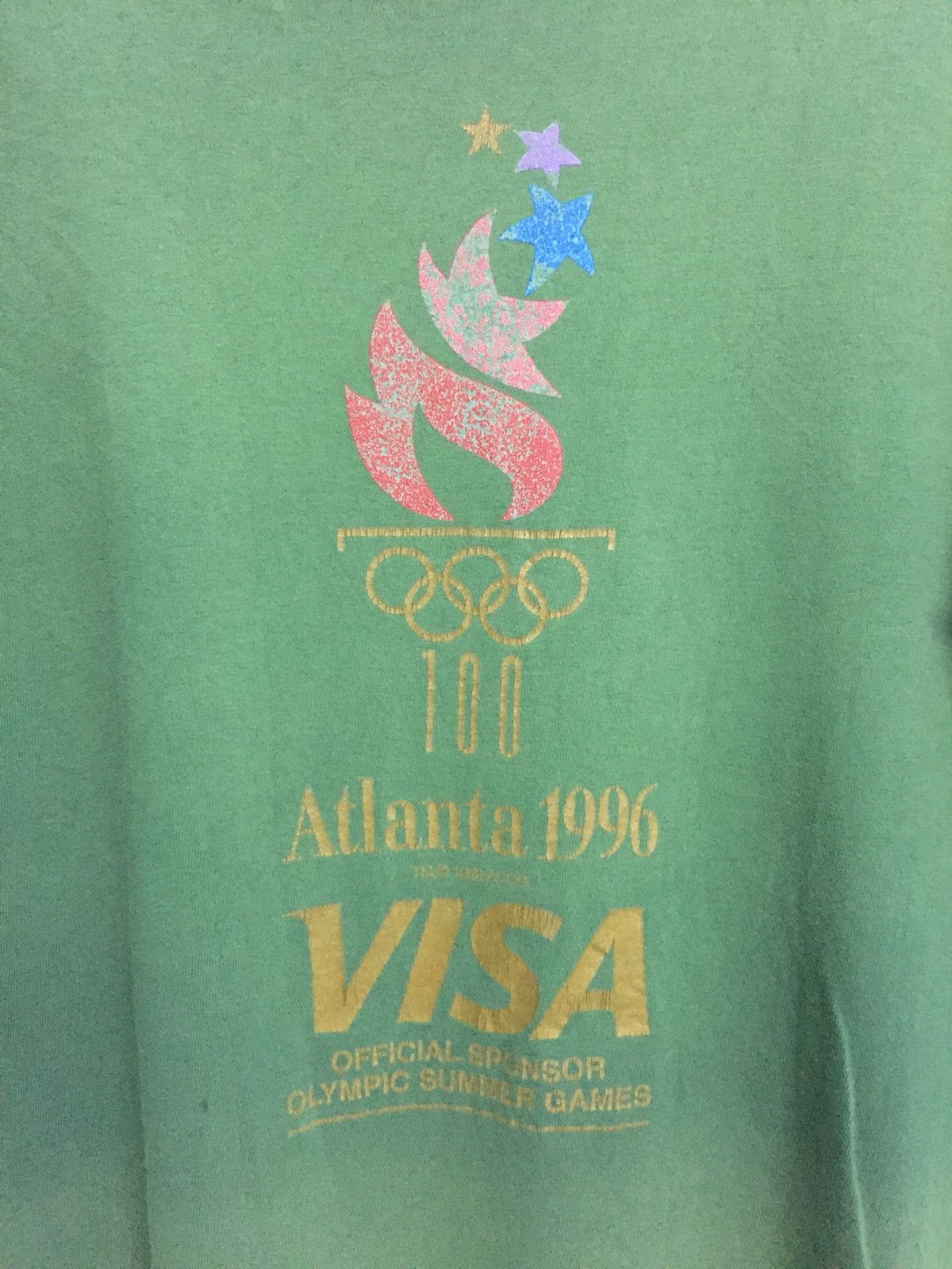 USA Olympics Vintage 1994 Summer Olympic Atlanta 1996 Tee Size US M / EU 48-50 / 2 - 2 Thumbnail