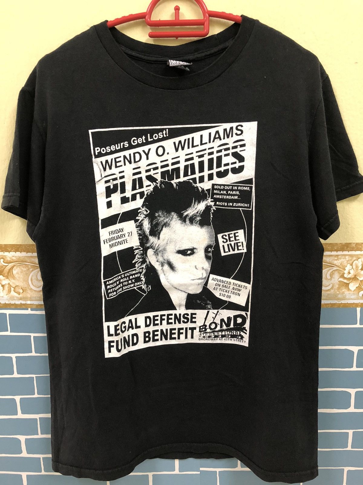 Band Tees × Rock T Shirt × Vintage Vintage Plasmatics “Posuers Get 