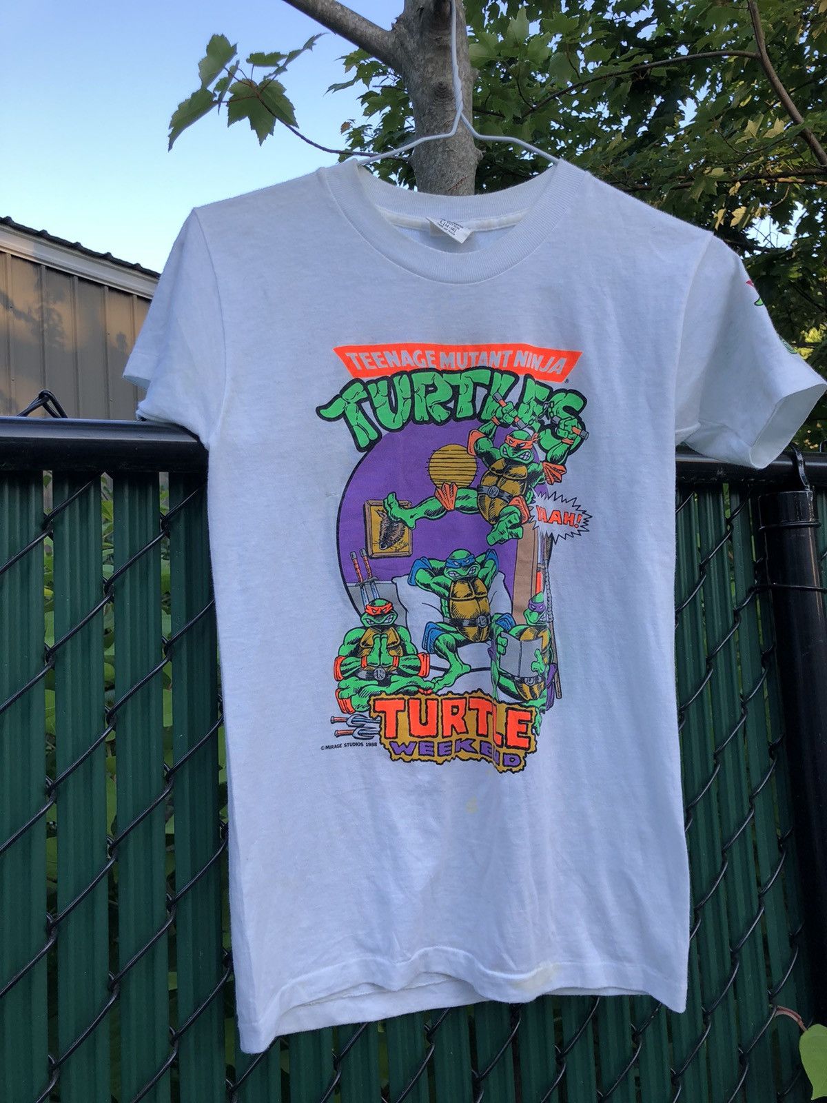 Made In Usa × Movie × Vintage 1988 TMNT Ninja Turtles T