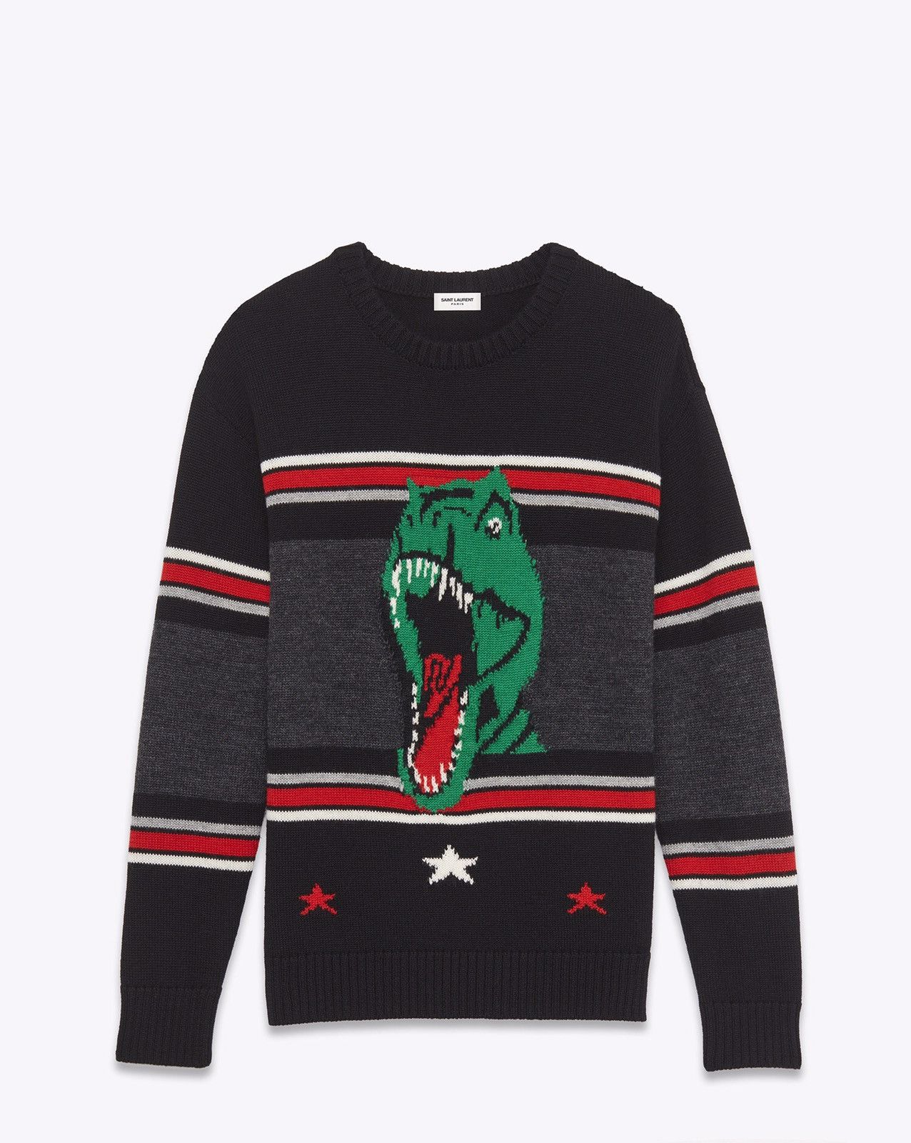 Saint laurent t rex sweater new arrivals