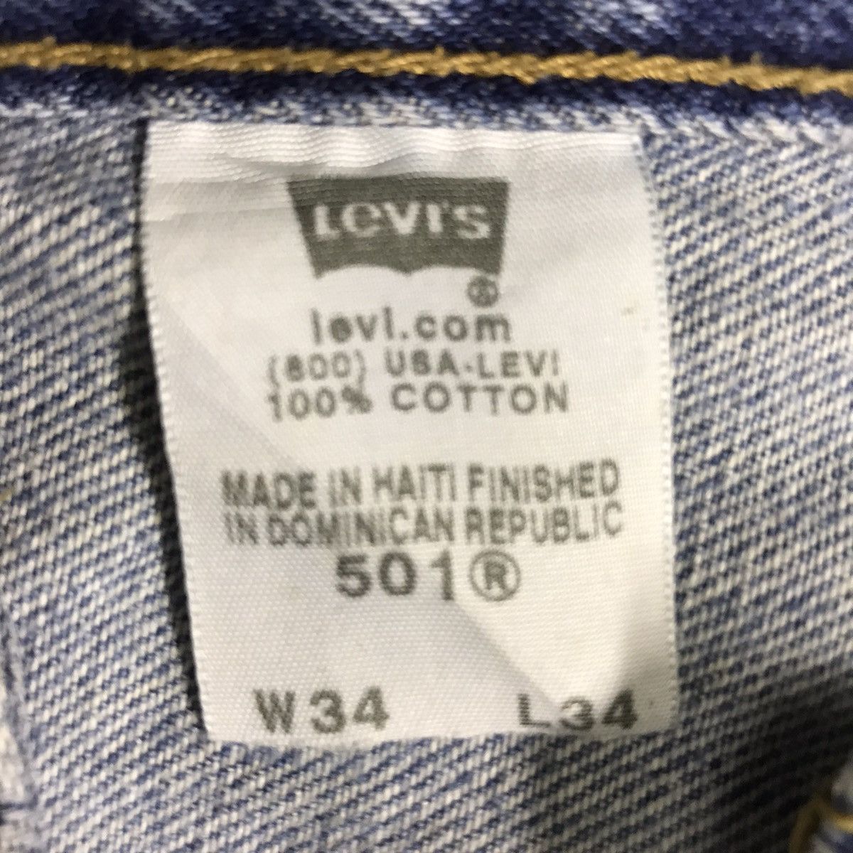 Levi's Vintage Y2K Levi’s 501 denim jeans Size US 34 / EU 50 - 21 Thumbnail