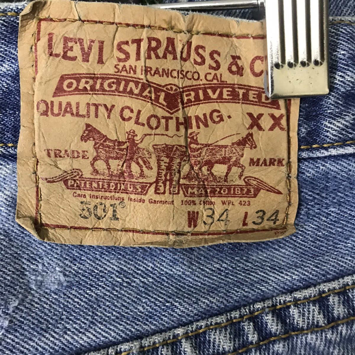 Levi's Vintage Y2K Levi’s 501 denim jeans Size US 34 / EU 50 - 22 Thumbnail