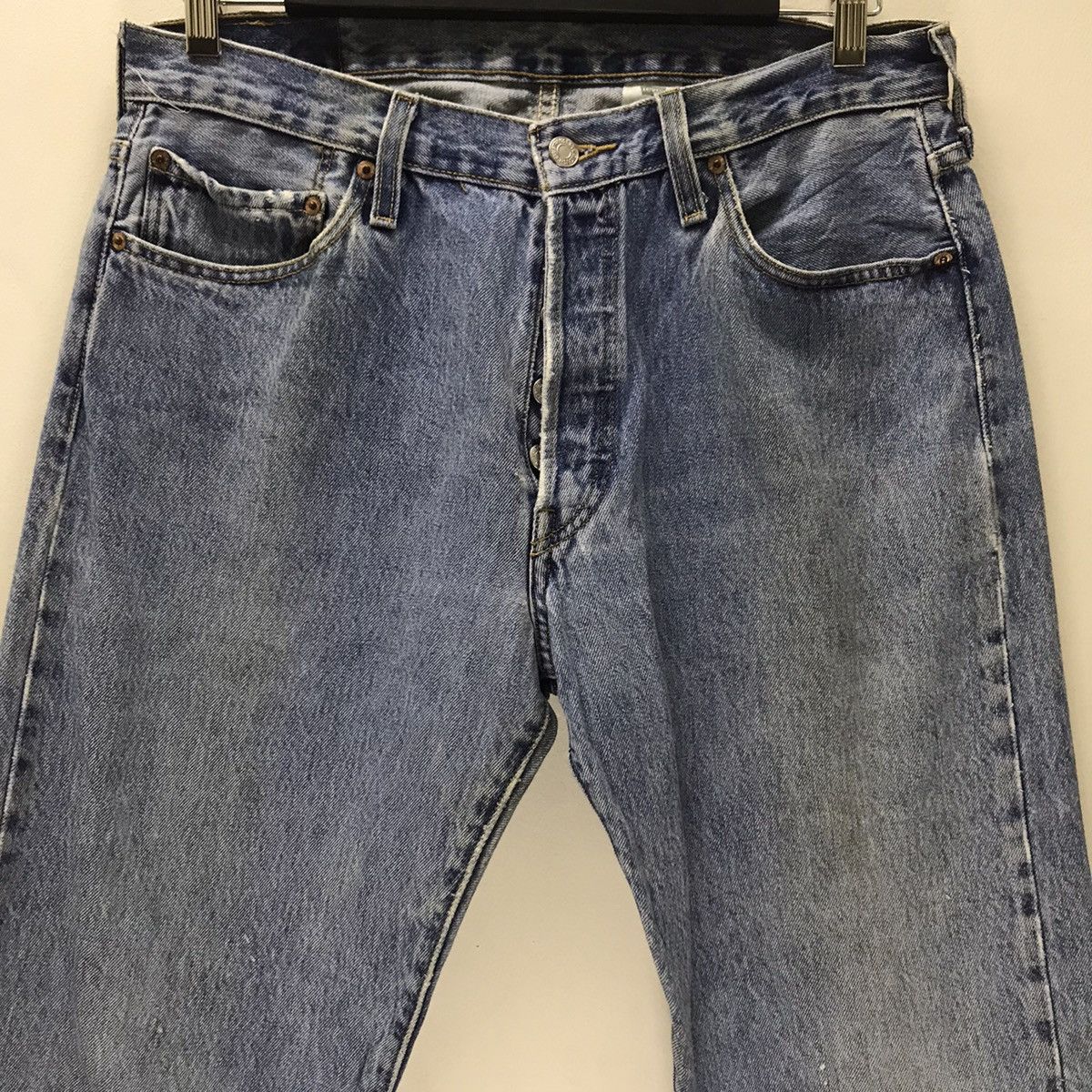 Levi's Vintage Y2K Levi’s 501 denim jeans Size US 34 / EU 50 - 4 Thumbnail