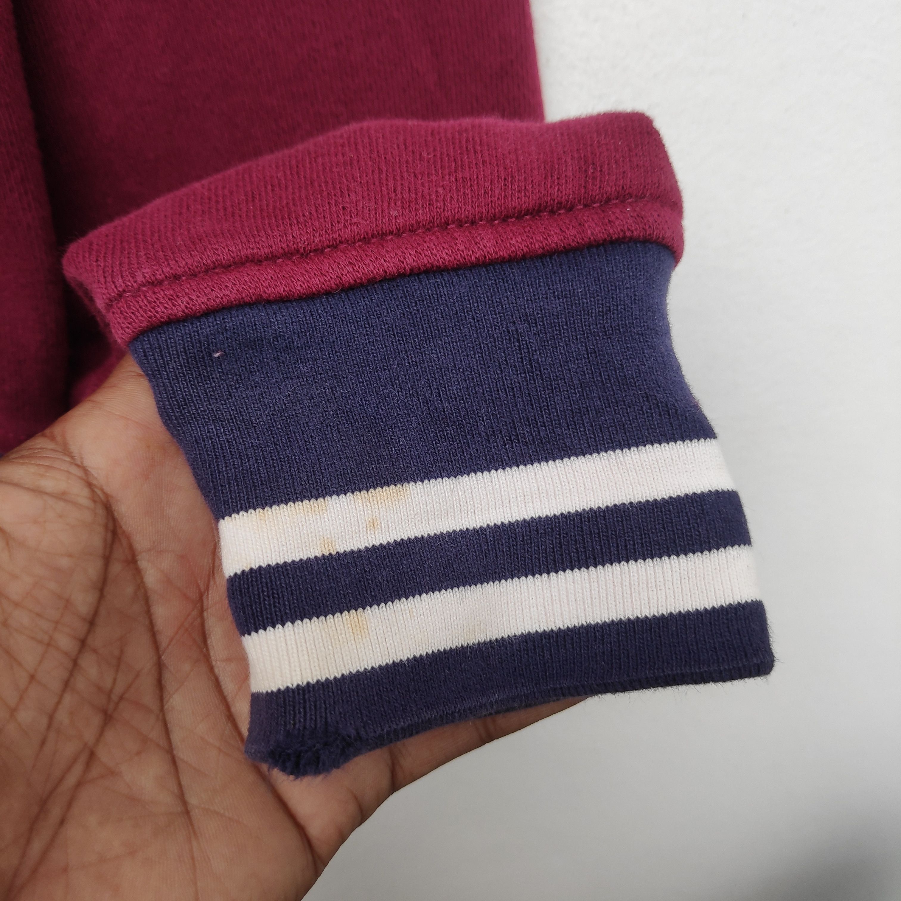 Polo Ralph Lauren × Ralph Lauren × Vintage Vintage POLO RALPH LAUREN Varsity Jacket Medium Maroon Size US M / EU 48-50 / 2 - 6 Thumbnail