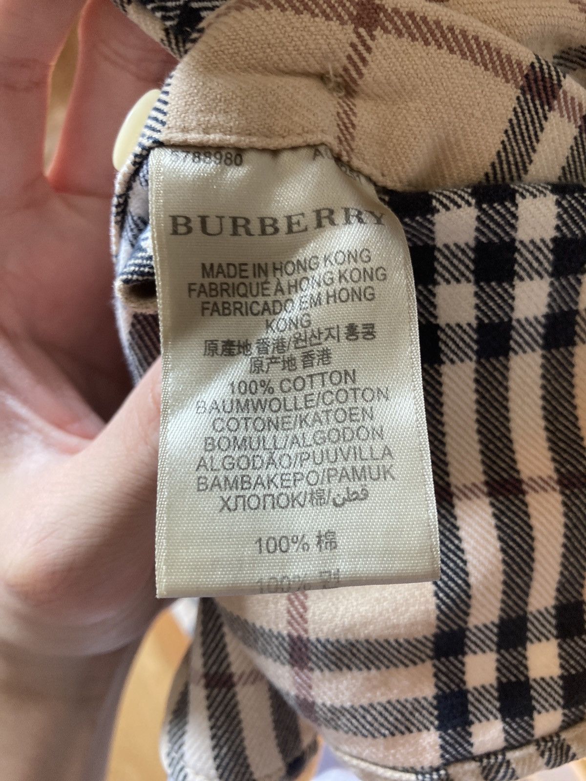 Burberry × Vintage Vintage Burberry Button Up Flannel Size US M / EU 48-50 / 2 - 4 Thumbnail