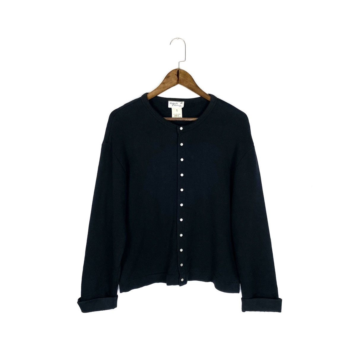 agnes b. Vintage Agnes B Homme Snap Button Cardigan | Grailed